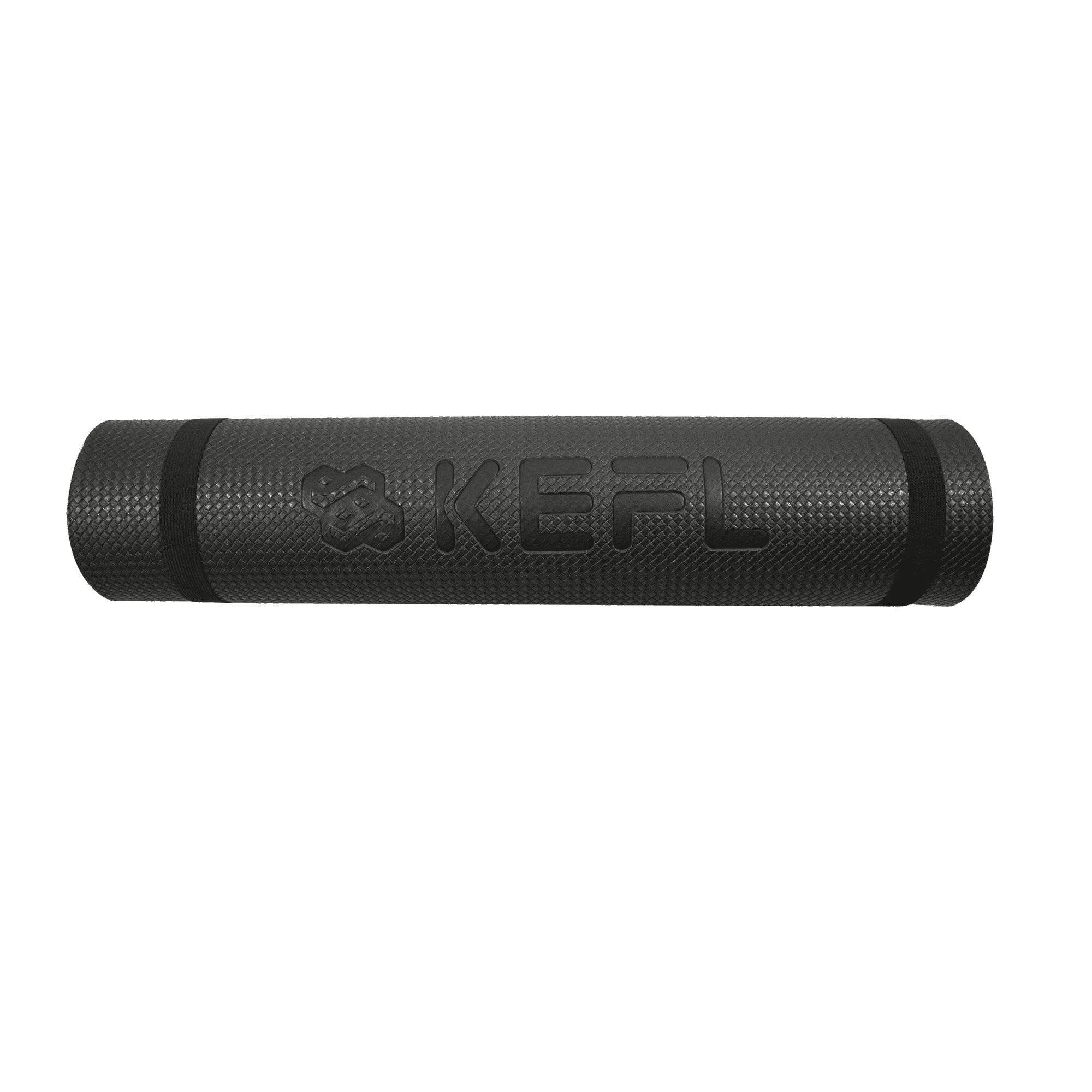 KEFL PVC Yoga Mat 6mm - with Free Carry Strap