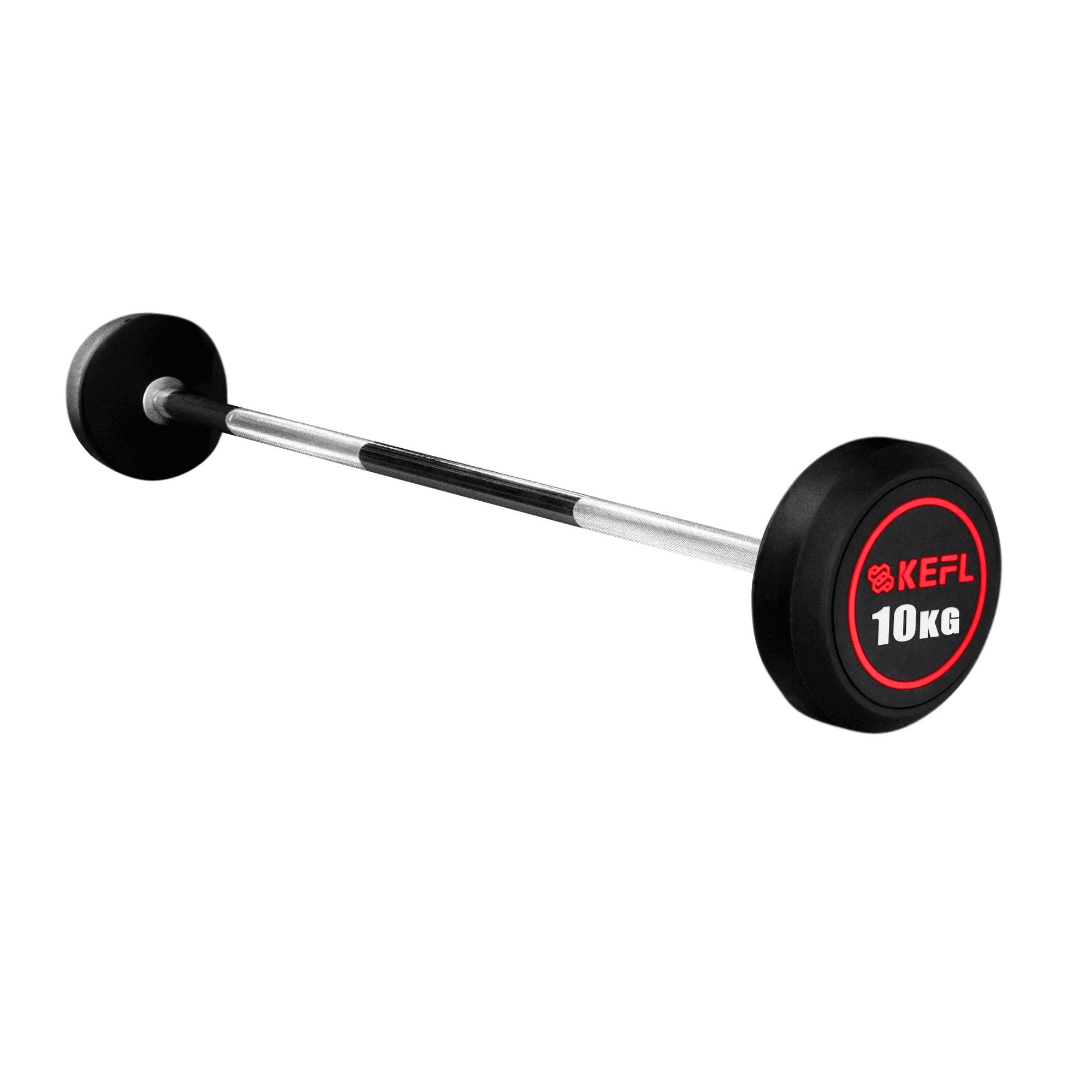 KEFL Rubber Barbell With Straight Bar