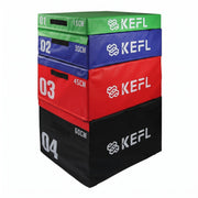 KEFL Soft Foam Stackable Plyometric Coloured Jump Box 90x75cm