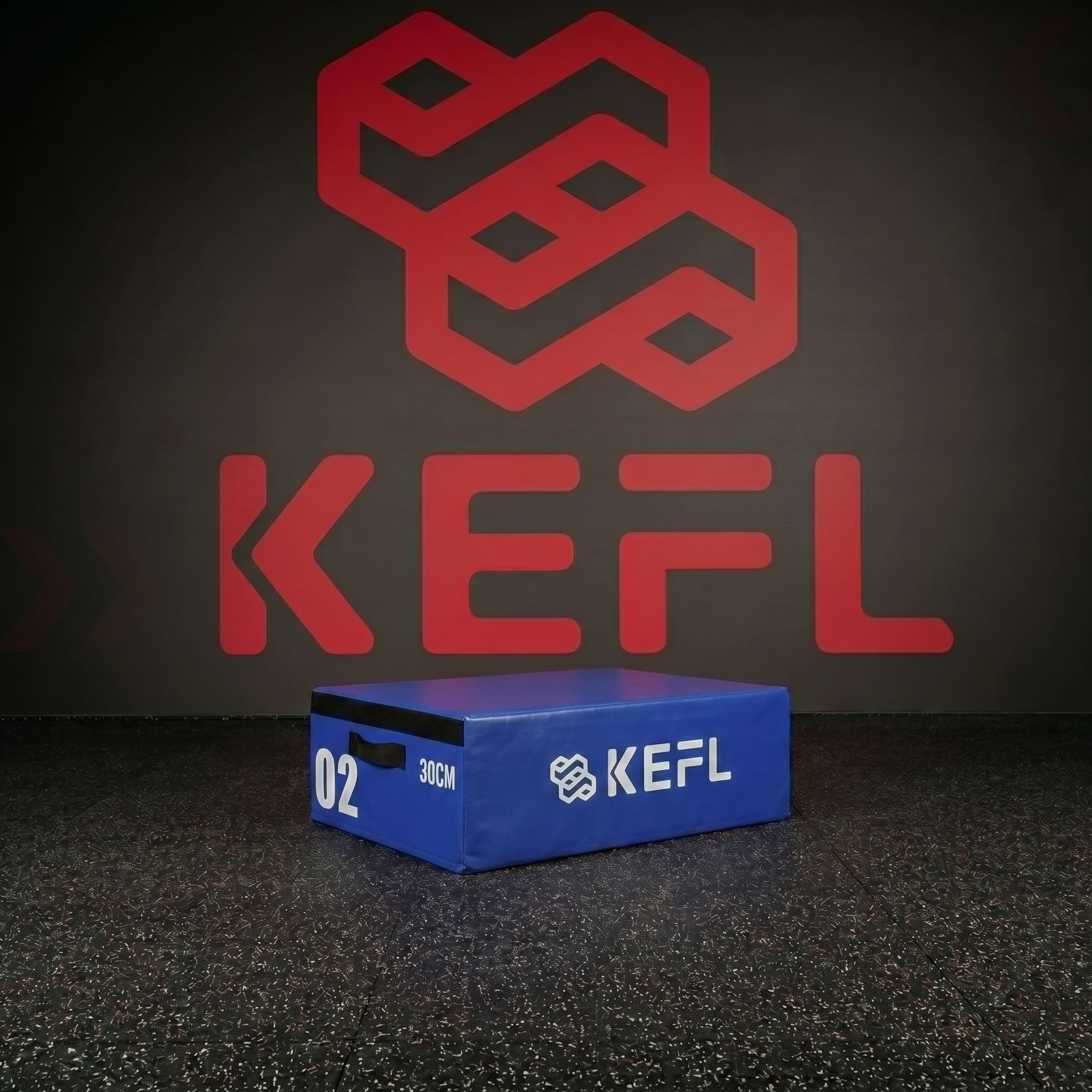 KEFL Soft Foam Stackable Plyometric Coloured Jump Box 90x75cm