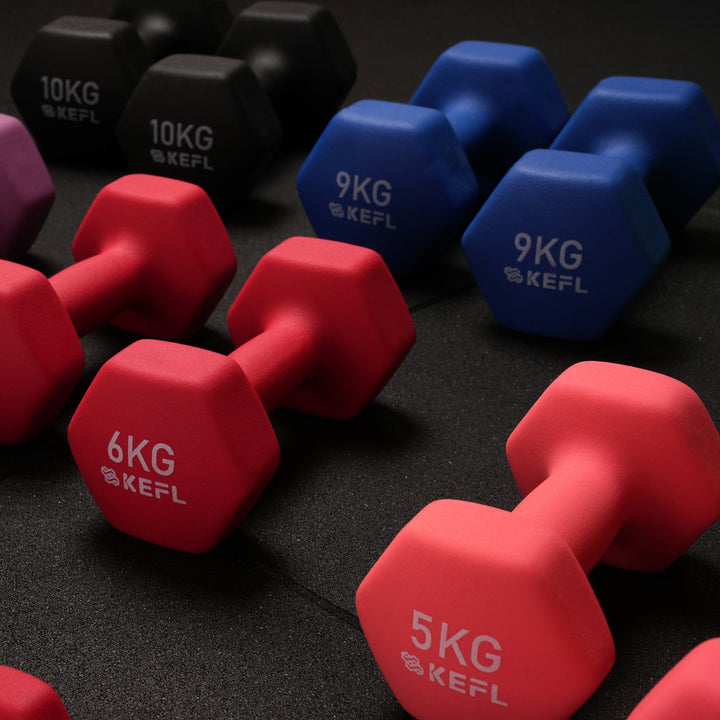 KEFL Sports Neoprene Dumbbells - KEFL