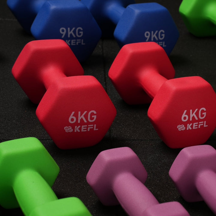 KEFL Sports Neoprene Dumbbells - KEFL