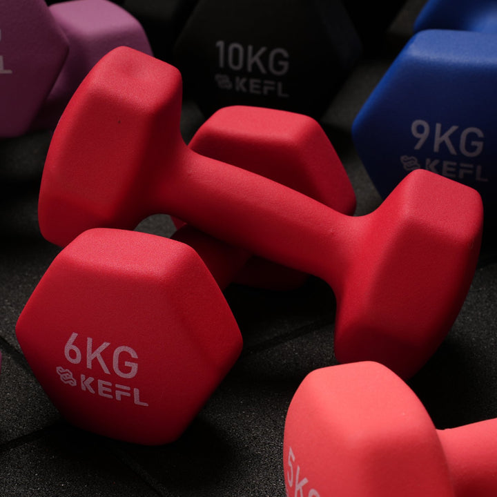 KEFL Sports Neoprene Dumbbells - KEFL