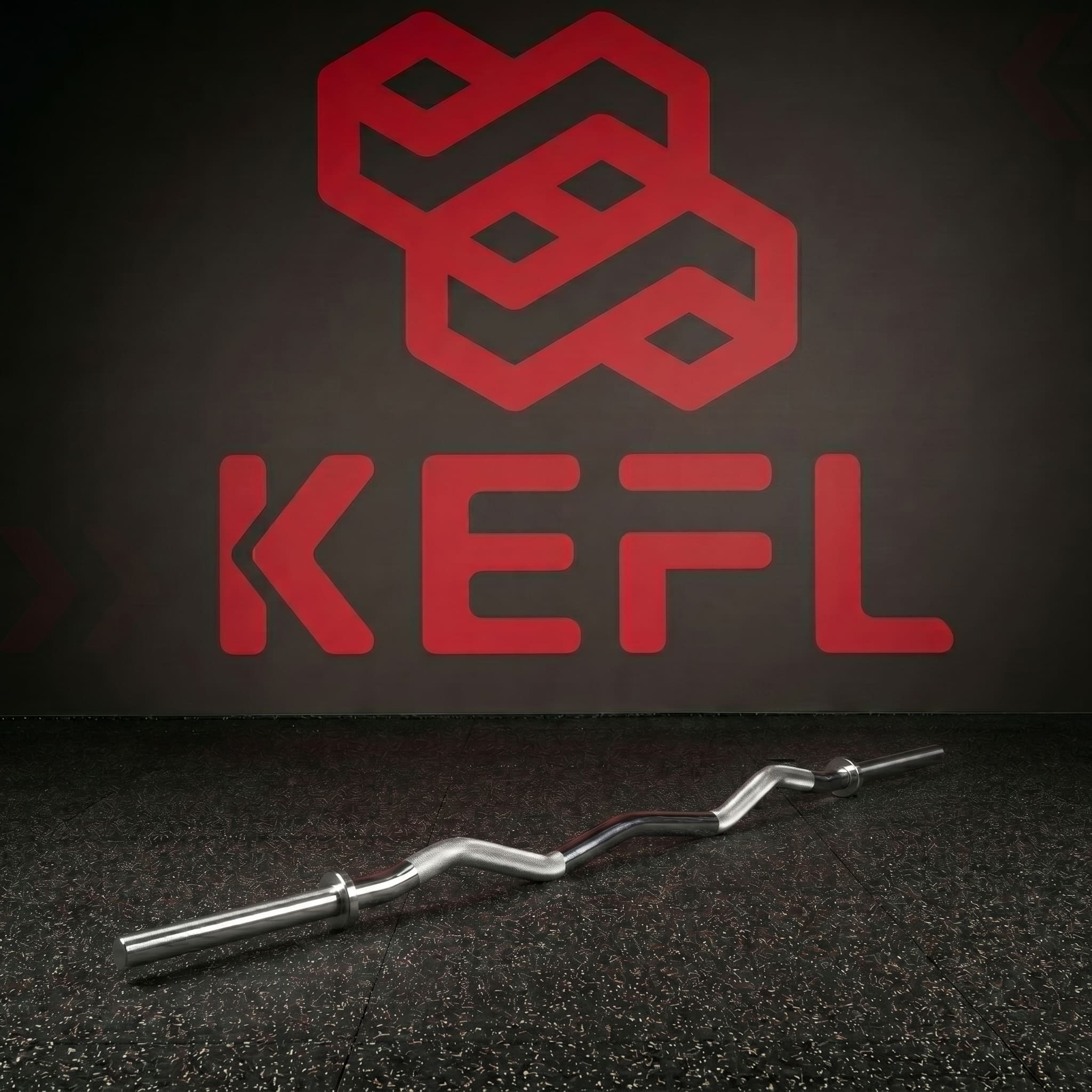 KEFL Standard 1" EZ Curl Bar, 4ft/5ft