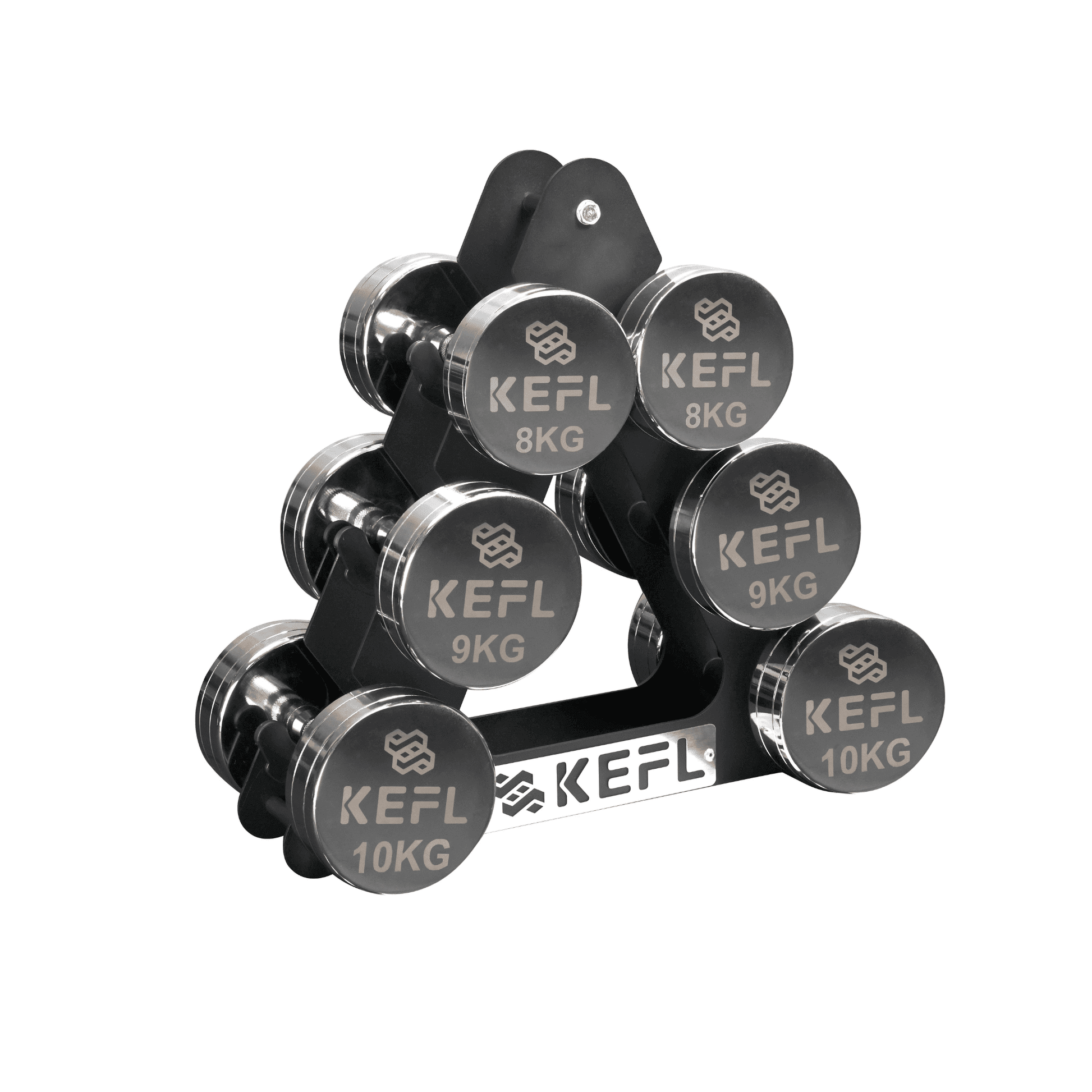 KEFL Steel Hex 3 Tier Dumbbell Rack