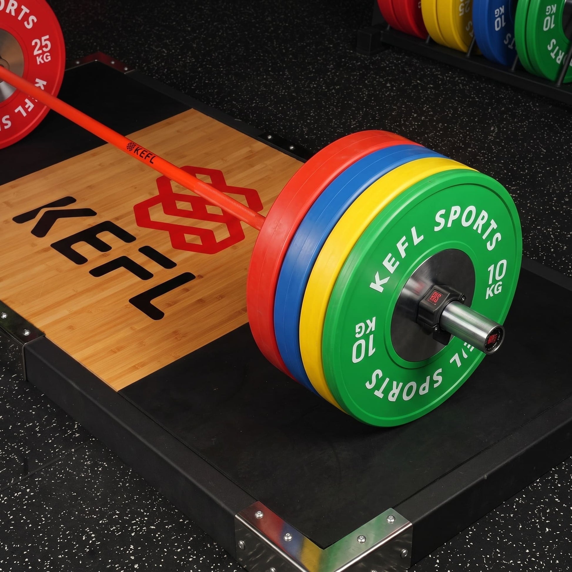 KEFL Strength Competition Bumper Plates