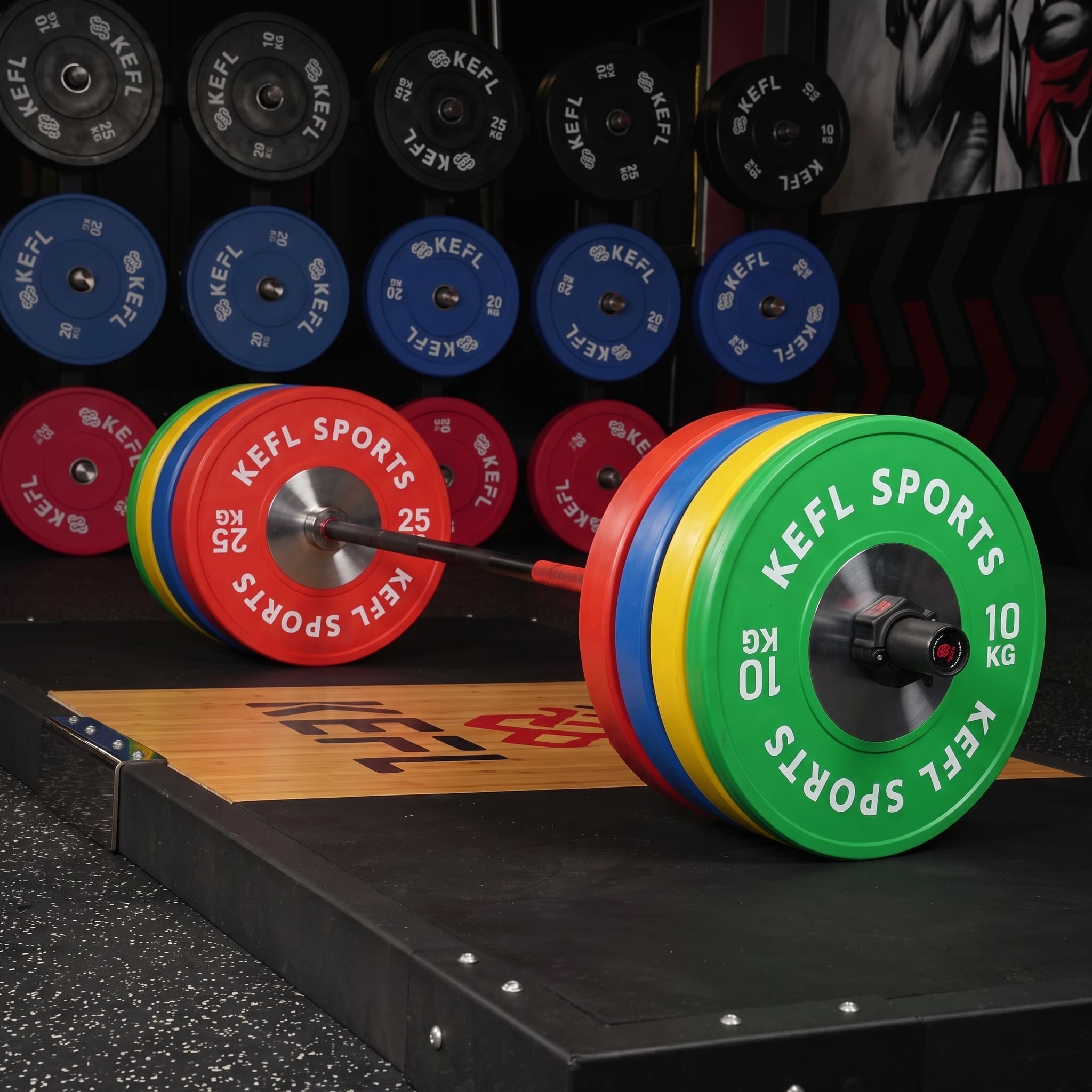 KEFL Strength Competition Bumper Plates