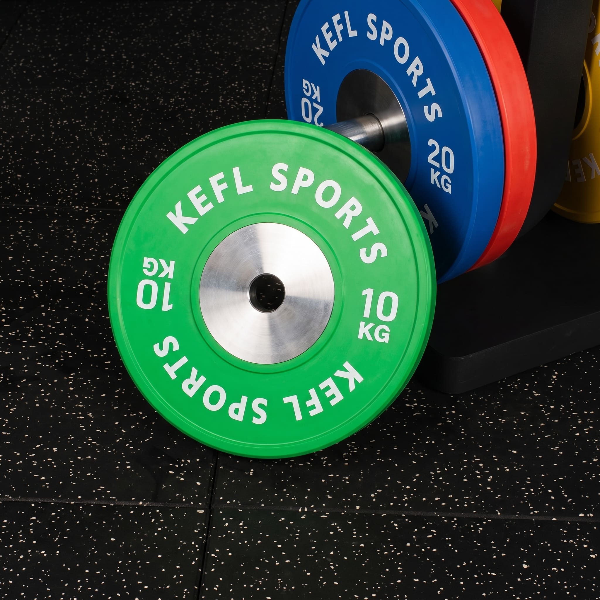KEFL Strength Competition Bumper Plates