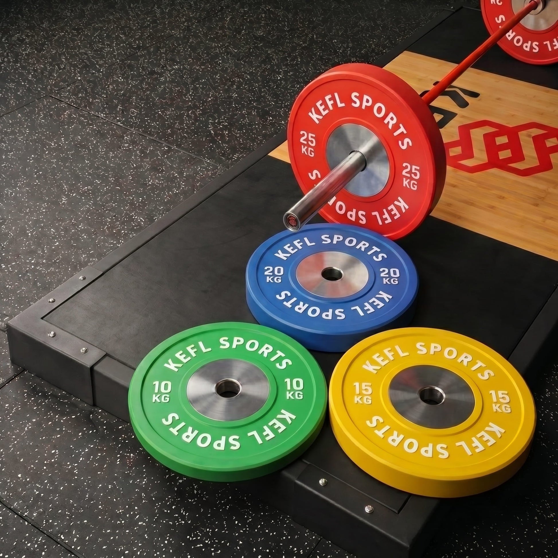 KEFL Strength Competition Bumper Plates