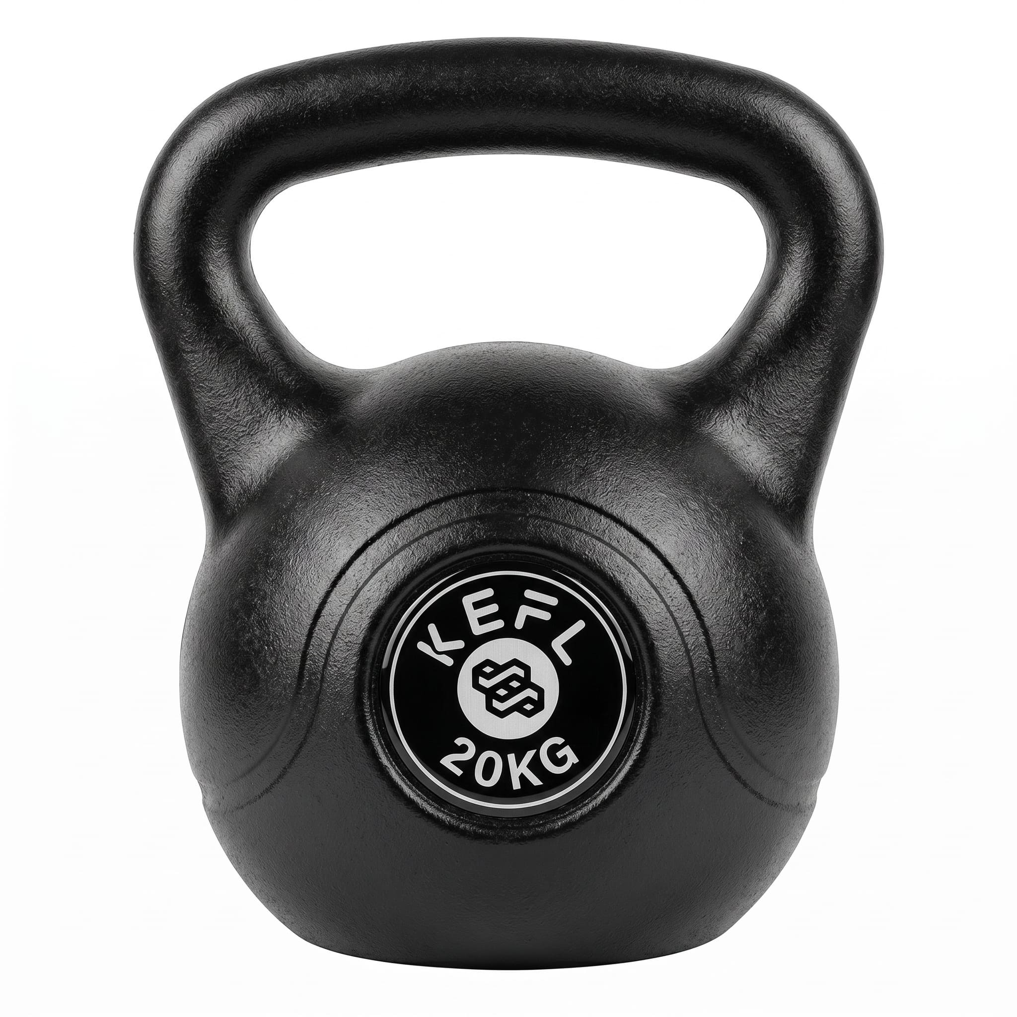 Vinyl Kettlebell 2KG - 20KG | Ergonomic Grip & Coated | KEFL