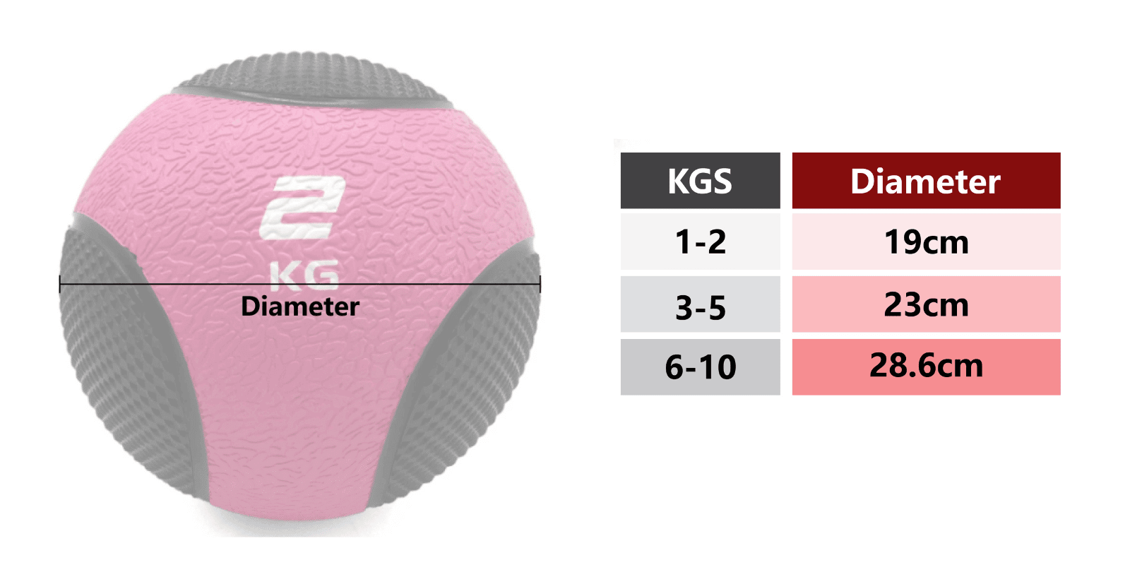 KEFL Water - Drop Texture Medicine Ball Pro