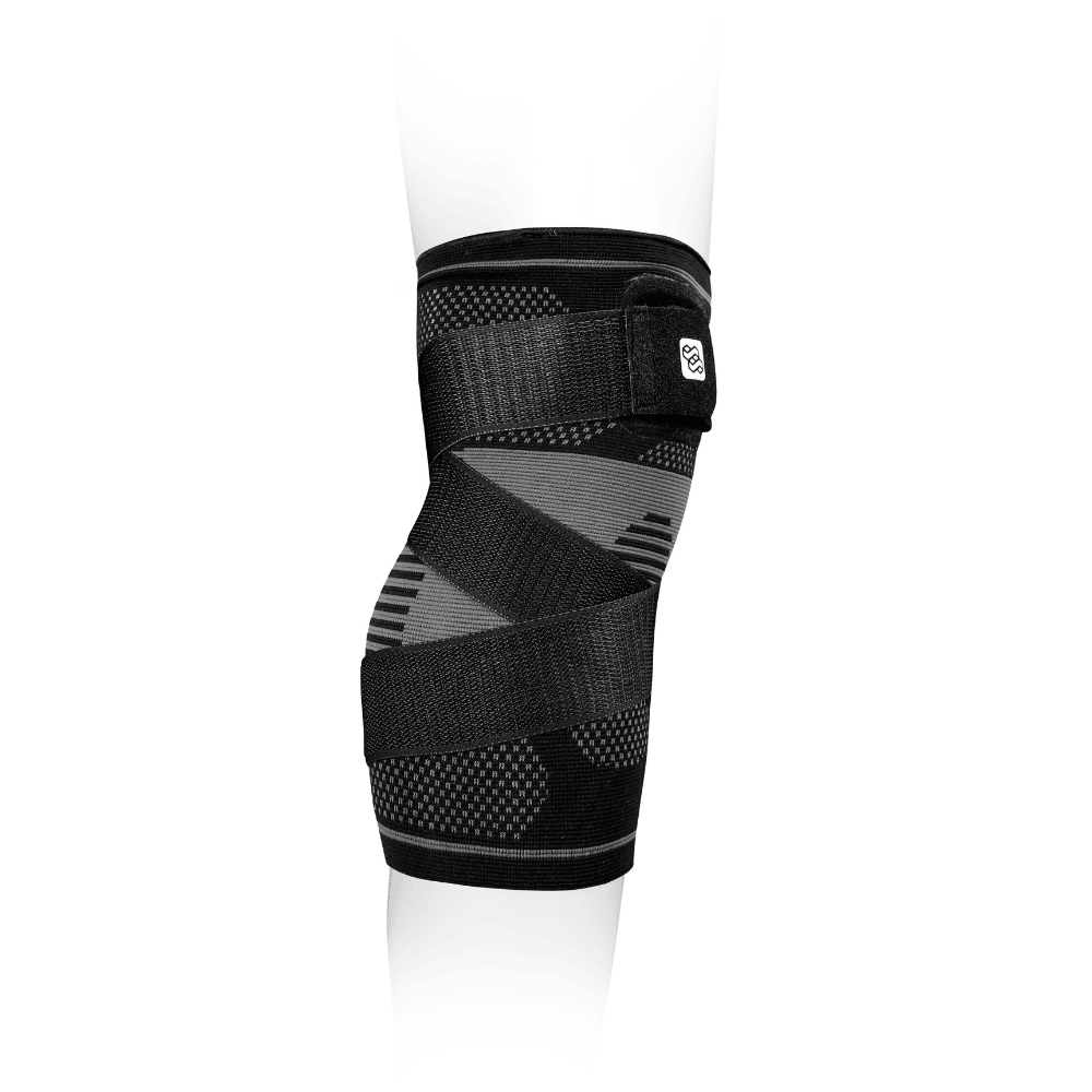 Knee Brace Sleeve with Strap Compression