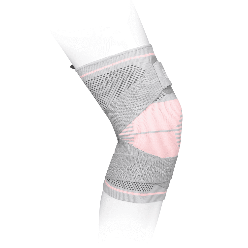 Knee Brace Sleeve with Strap Compression