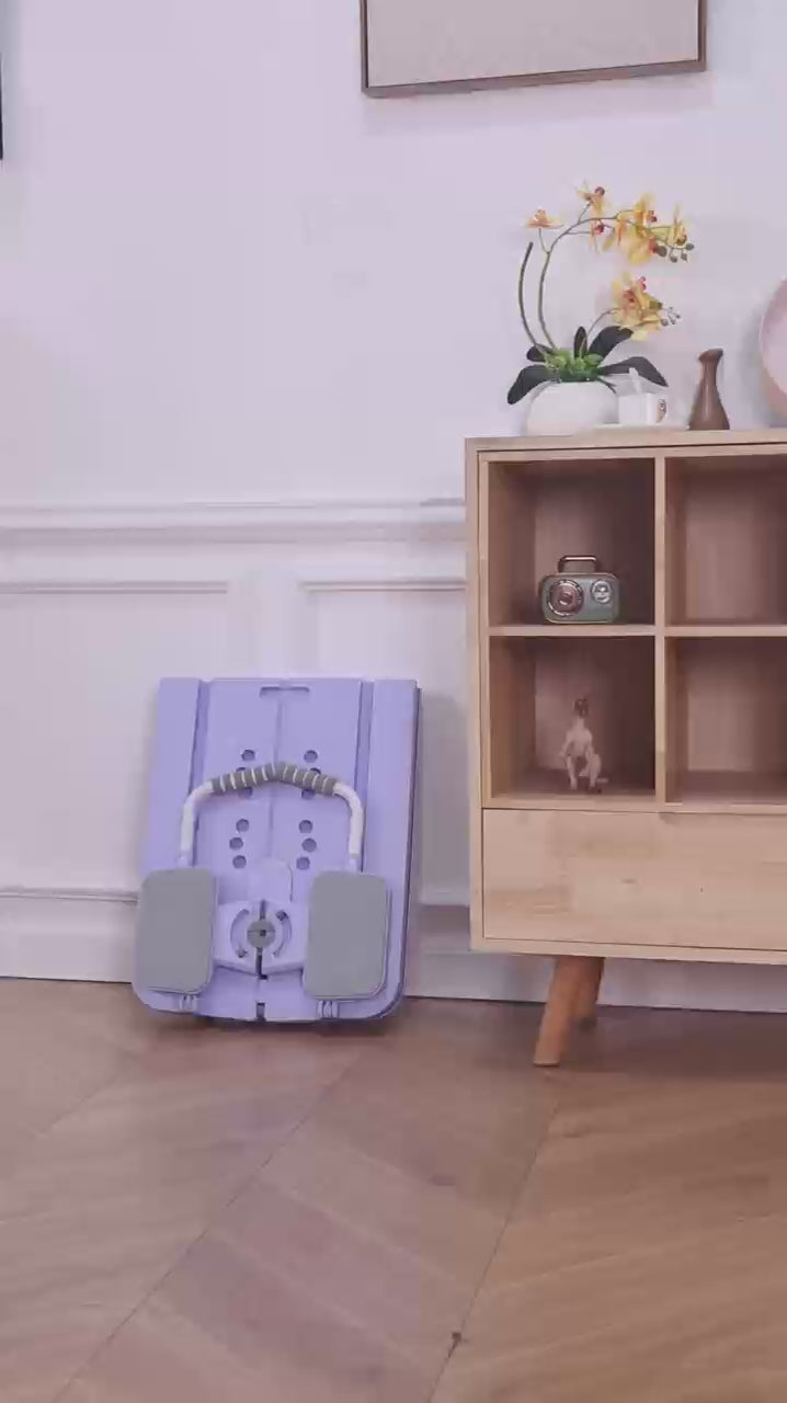 Load video: KEFL Pilates Reformer Board with Skiing Function – Foldable Home Workout Board