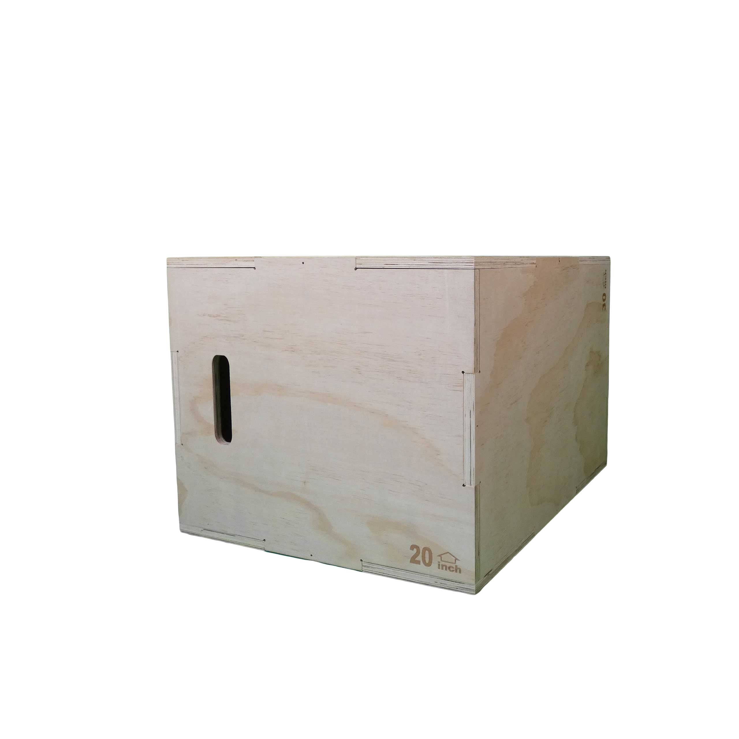 KEFL 3 in 1 Wooden Plyo Jump Box - 30" X 24" X 20" - KEFLUK