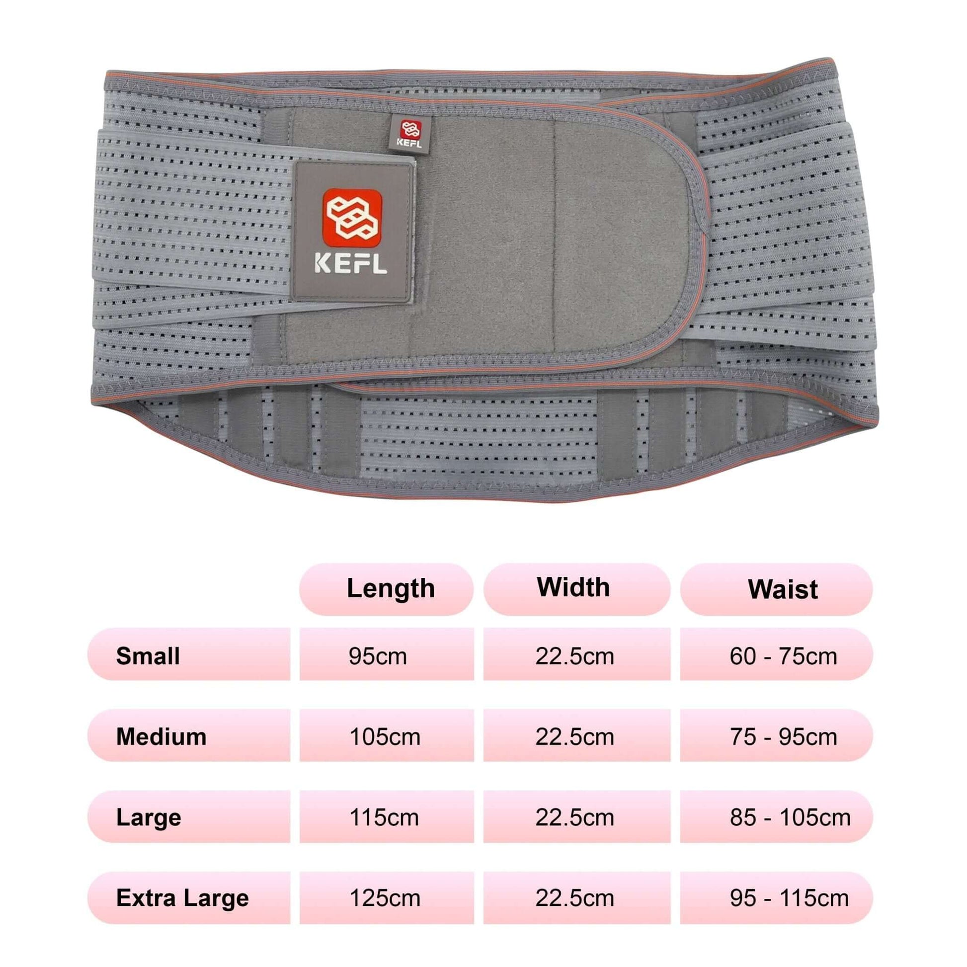 Back Lumbar Support with Double Banded Strong Compression Pull Straps