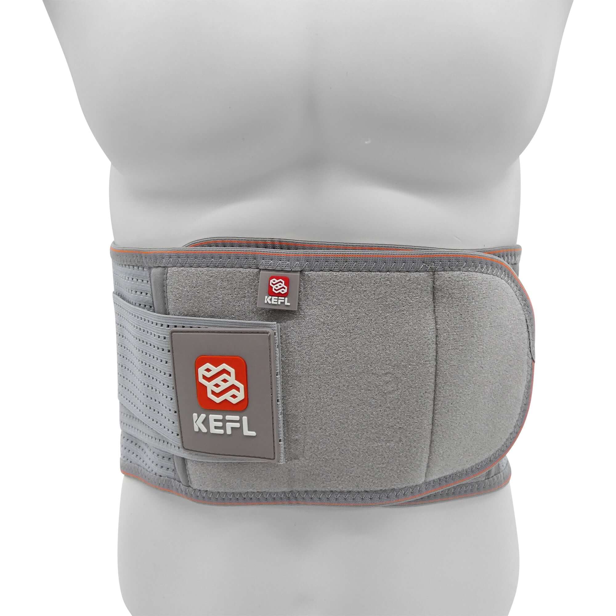 Back Lumbar Support with Double Banded Strong Compression Pull Straps - KEFLUK