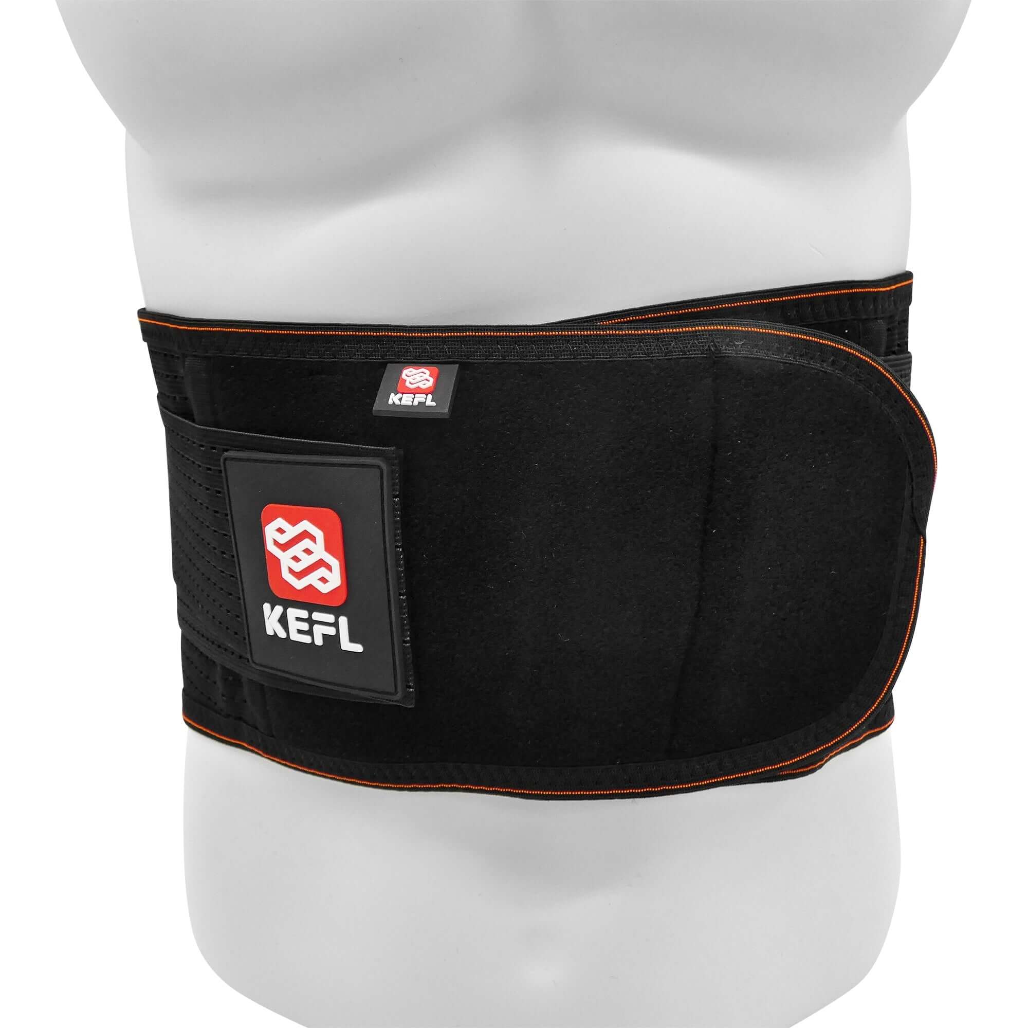 Back Lumbar Support with Double Banded Strong Compression Pull Straps - KEFLUK