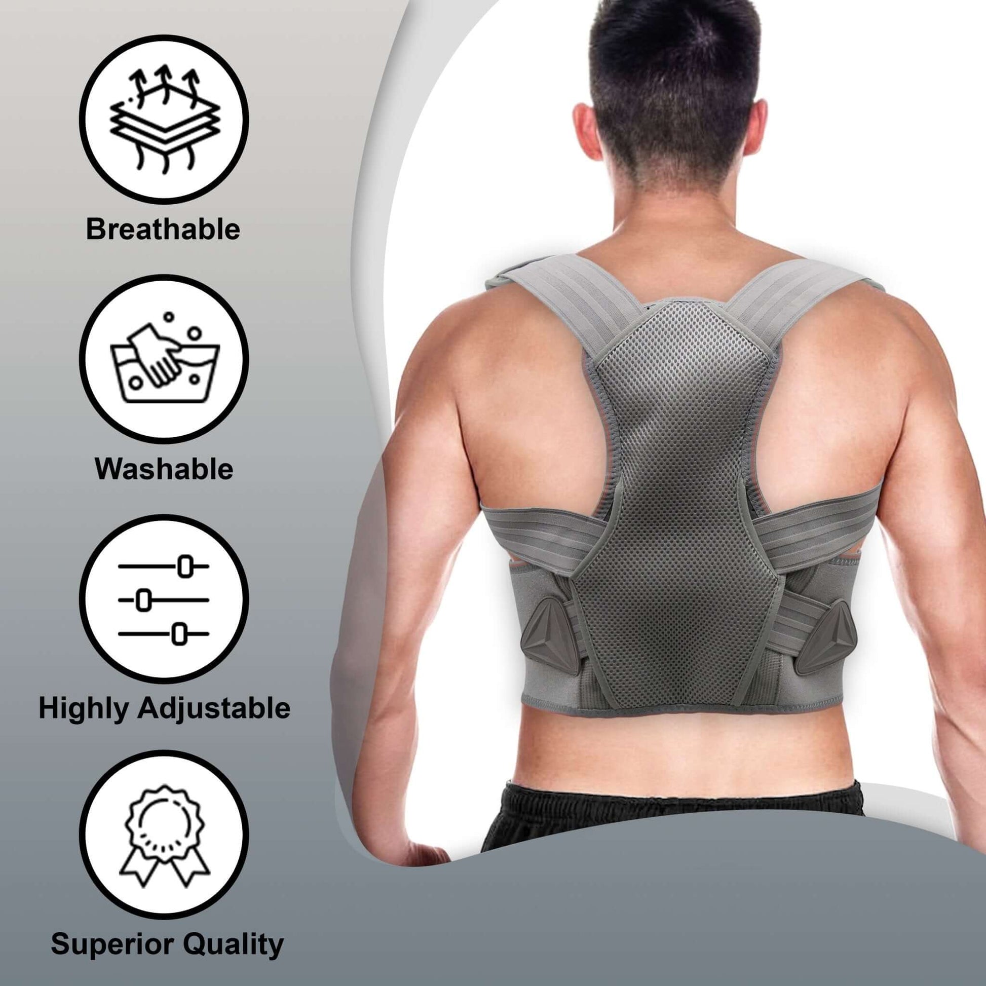 Back support for posture