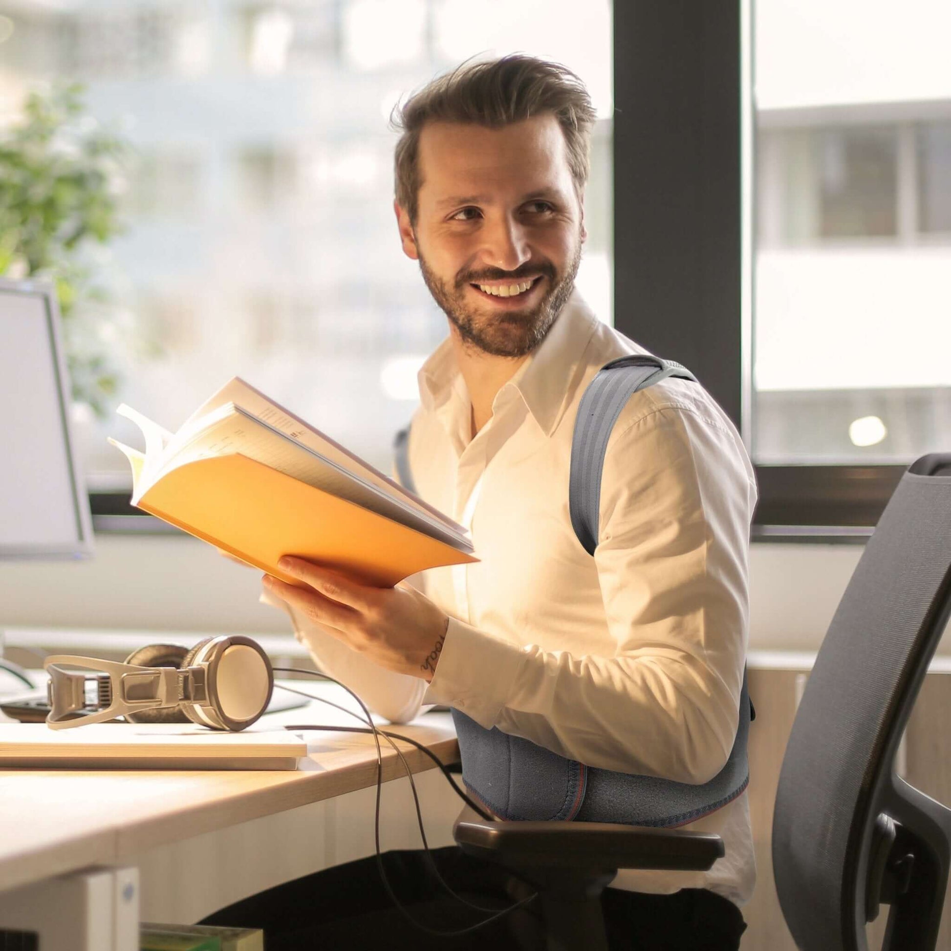 Back support for posture