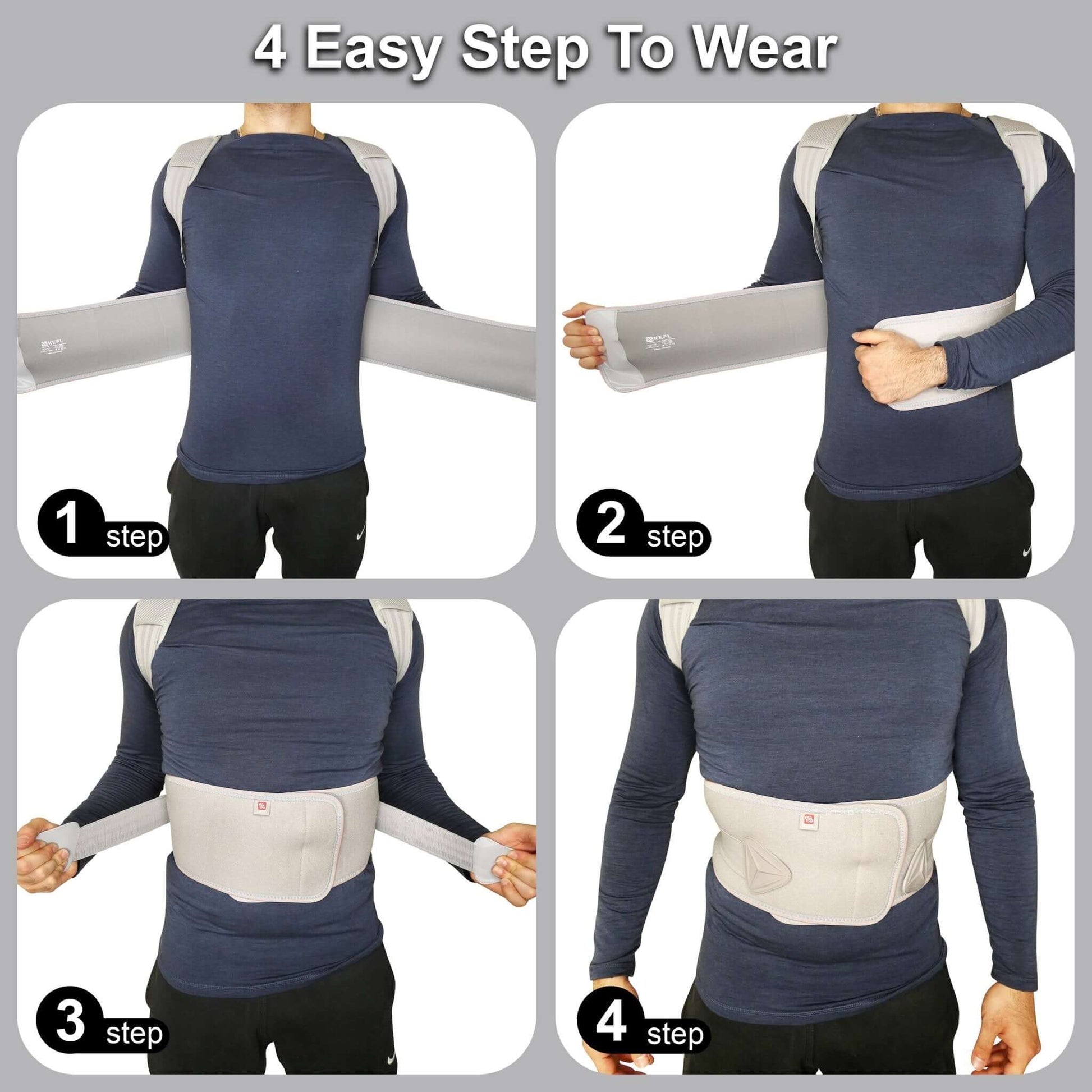 Back support for posture