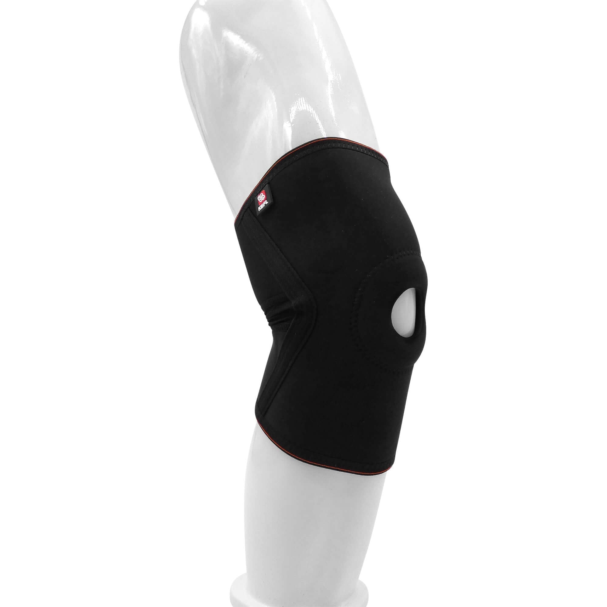 Basic Knee Support Open Patella Brace with Straps - KEFLUK