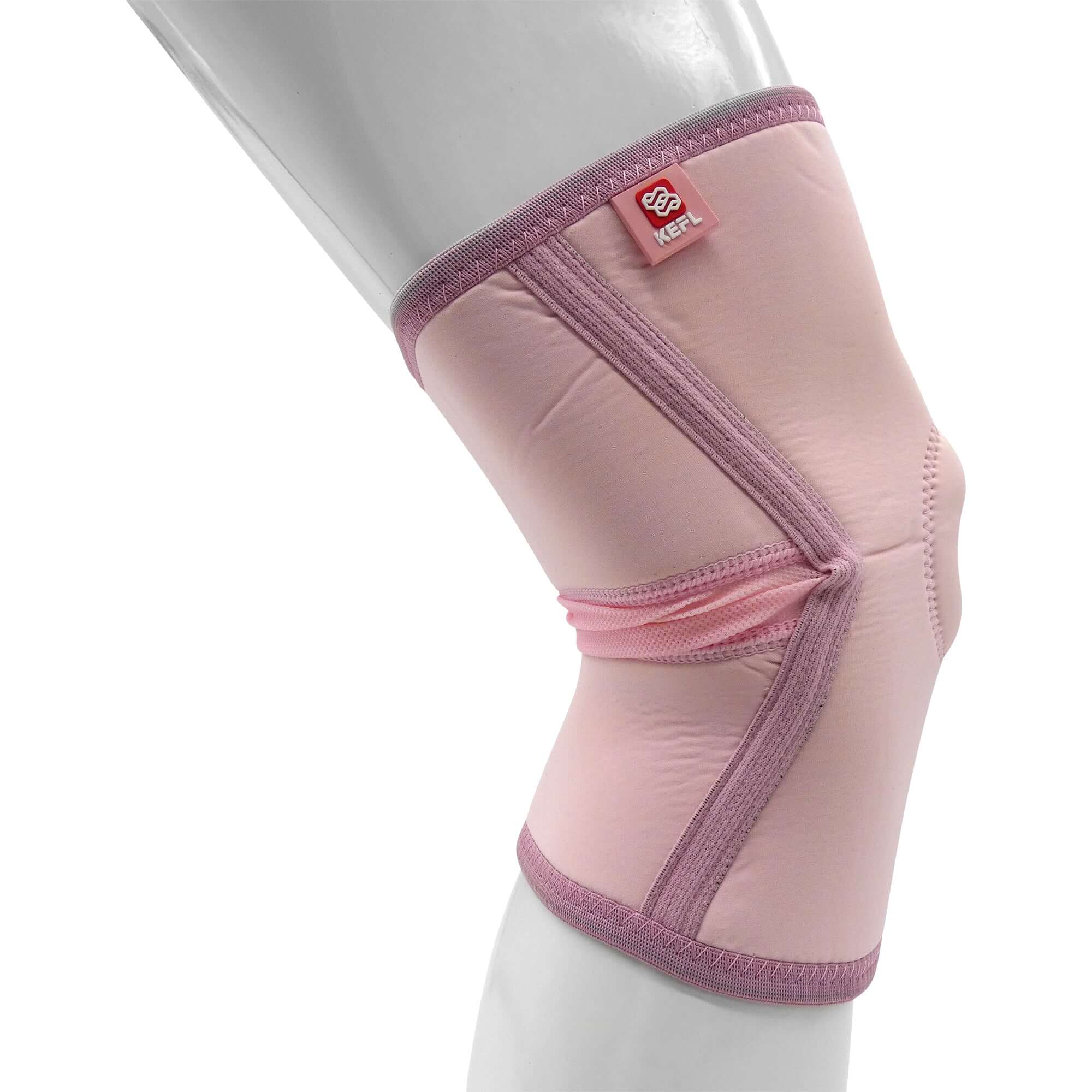 Basic Knee Support Open Patella Brace with Straps - KEFLUK