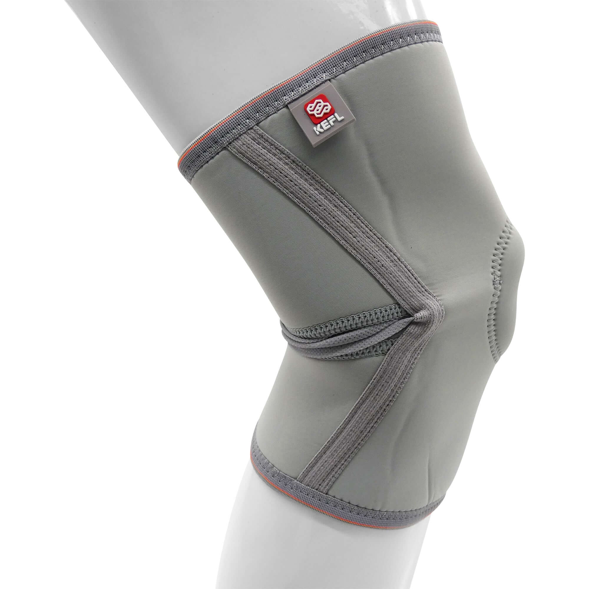 Basic Knee Support Open Patella Brace with Straps - KEFLUK