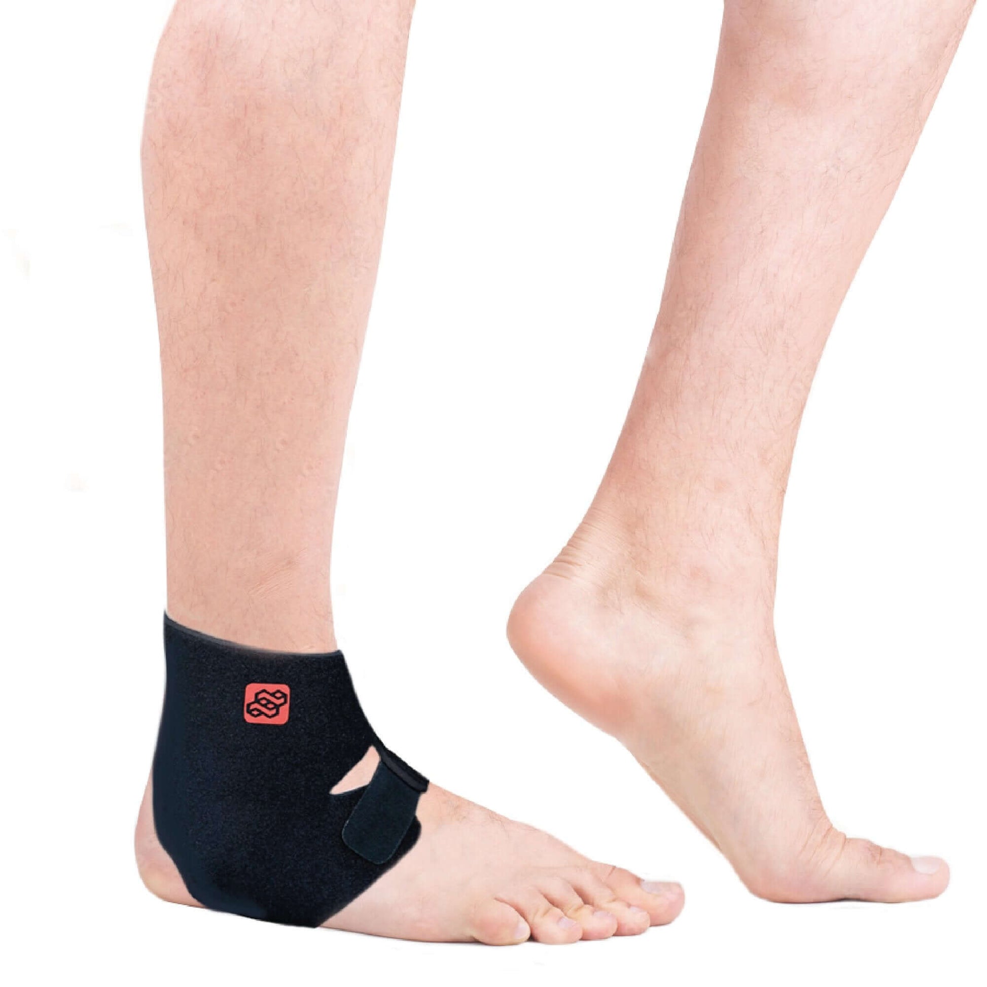 Breathable Ankle Support Brace with adjustable strap open heel