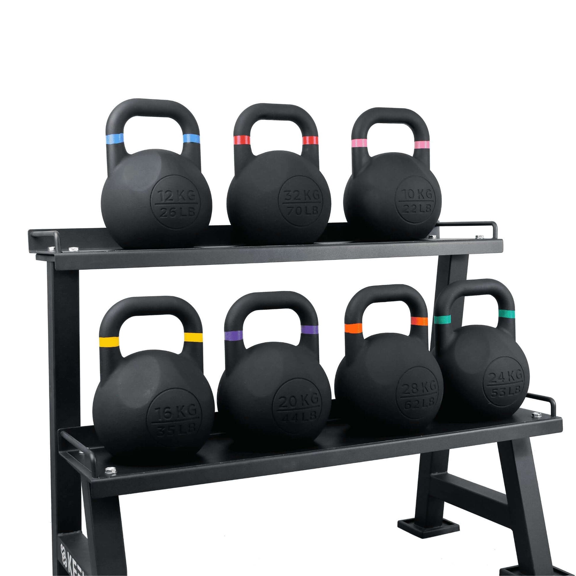 Competition Colour Coded Cast Iron Kettlebell