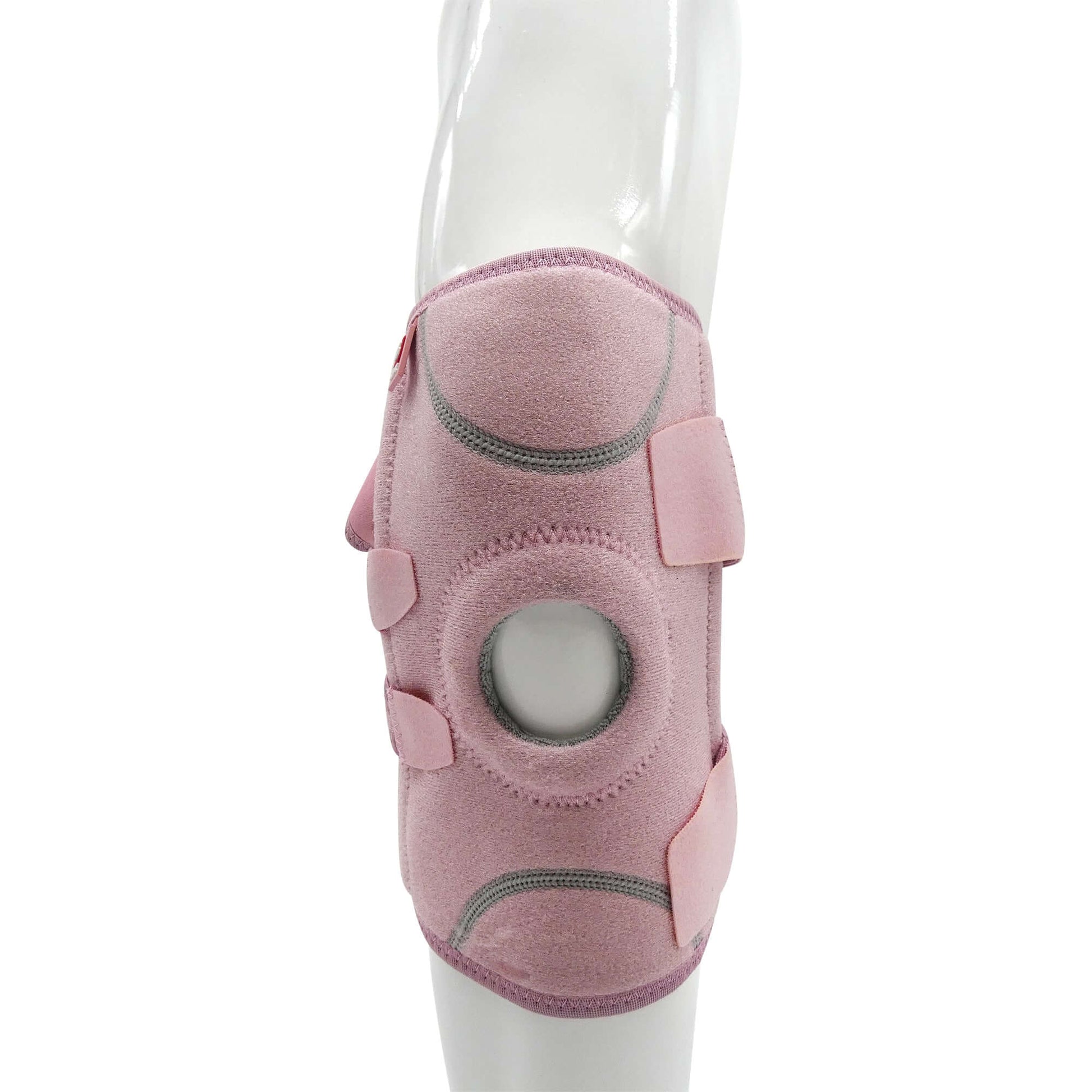 Extended Knee Support Open Patella Brace with Straps