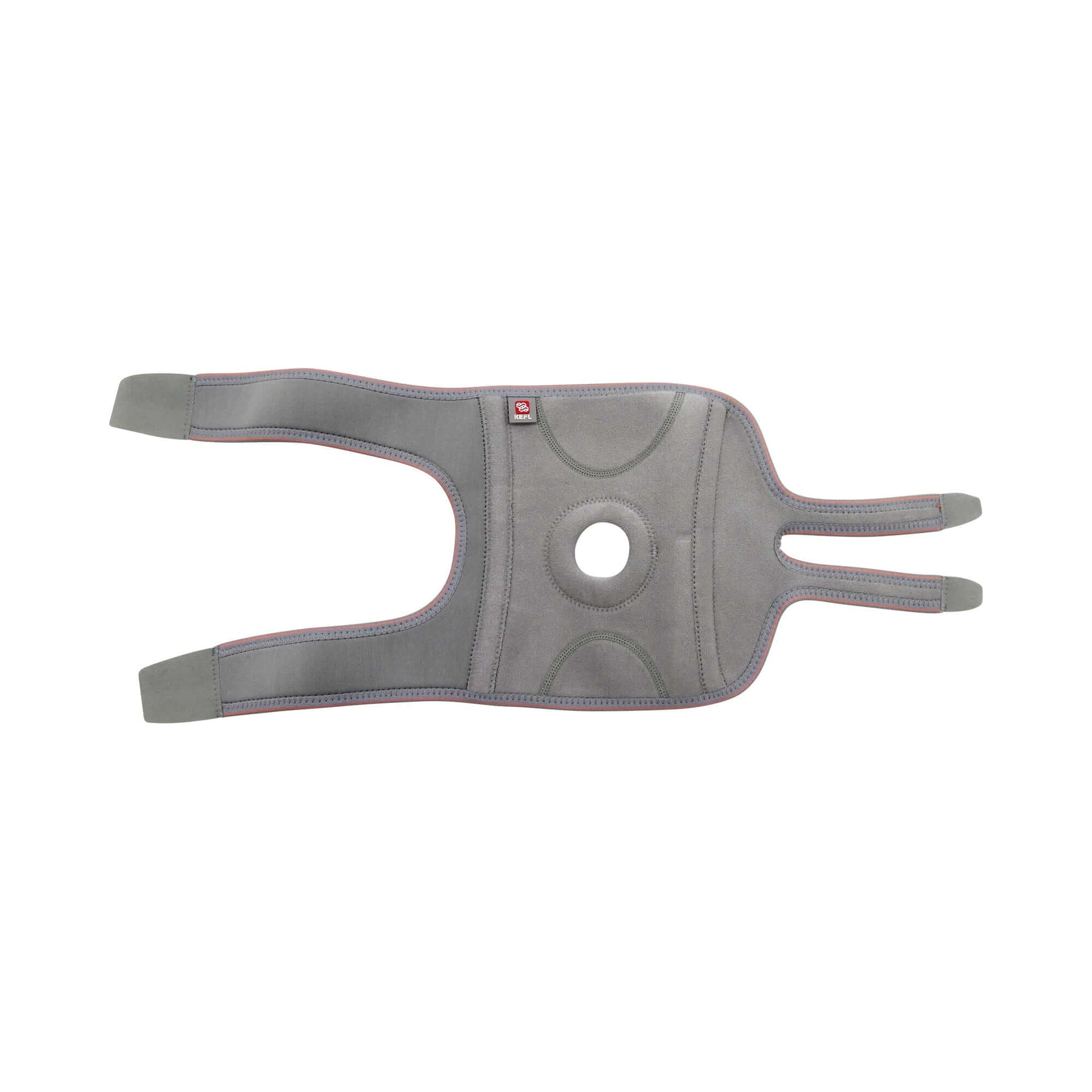 Extended Knee Support Open Patella Brace with Straps