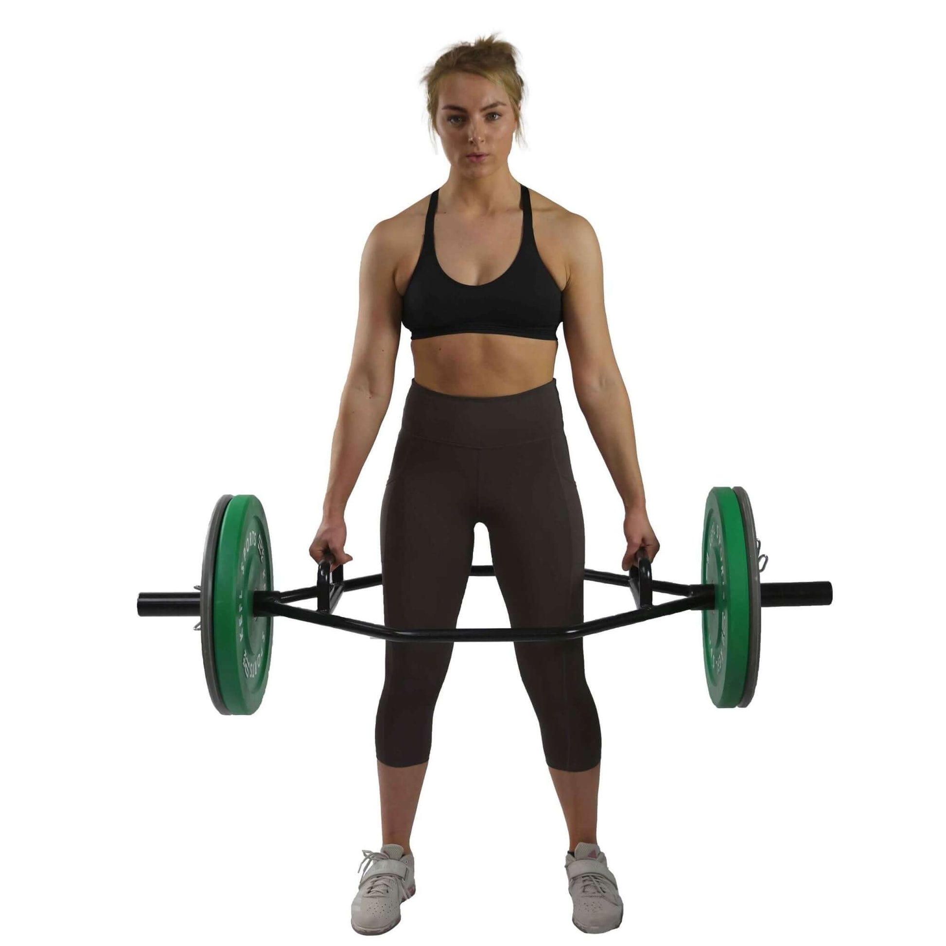 KEFL 2" Olympic Hex Bar 150CM Silver - Black