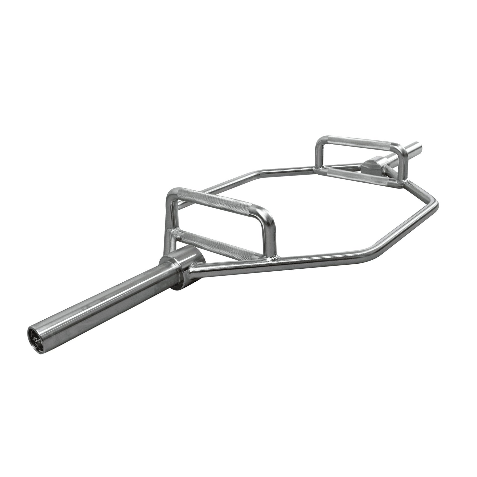 KEFL 2" Olympic Hex Bar 150CM Silver - Black