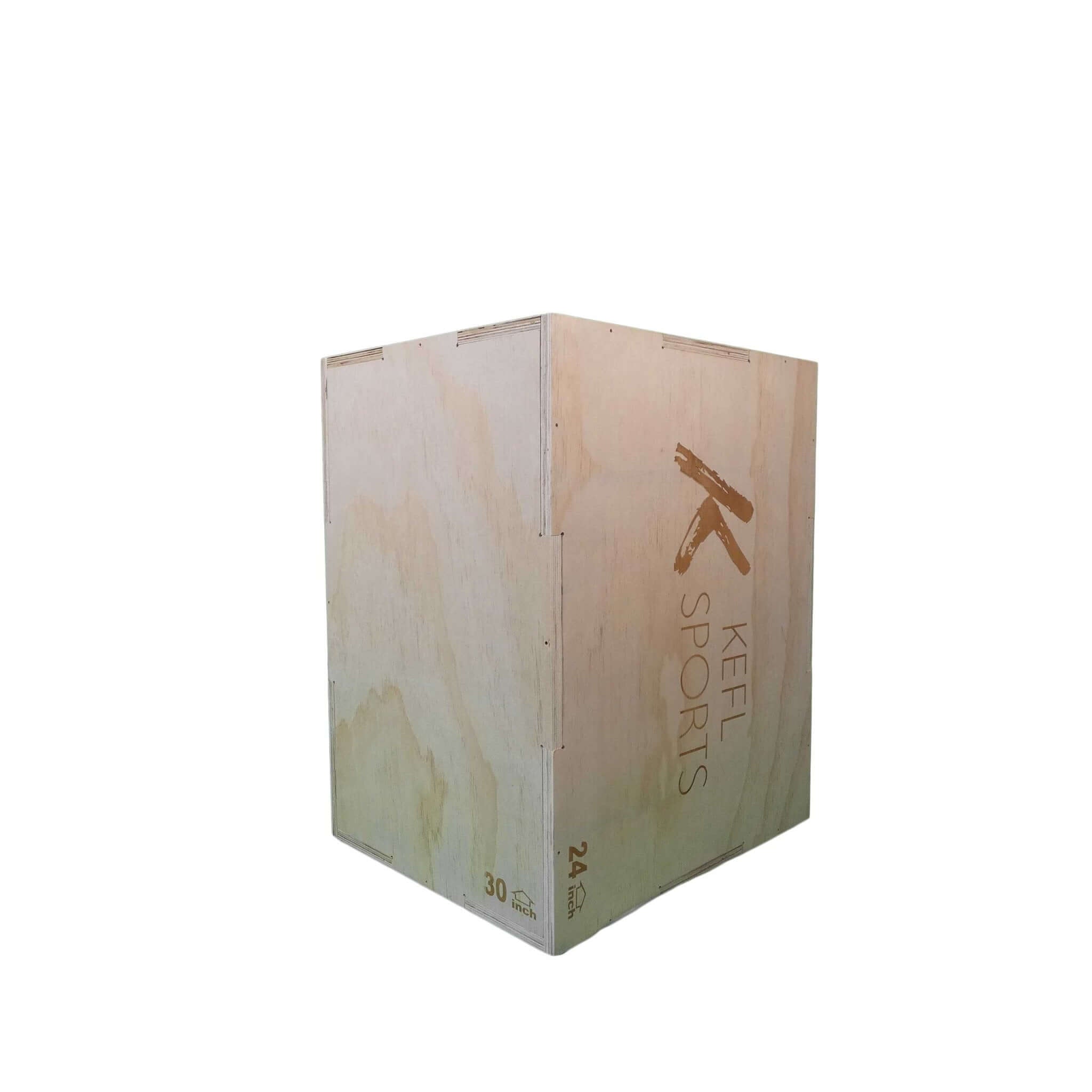 KEFL 3 in 1 Wooden Plyo Jump Box - 30" X 24" X 20" - KEFLUK