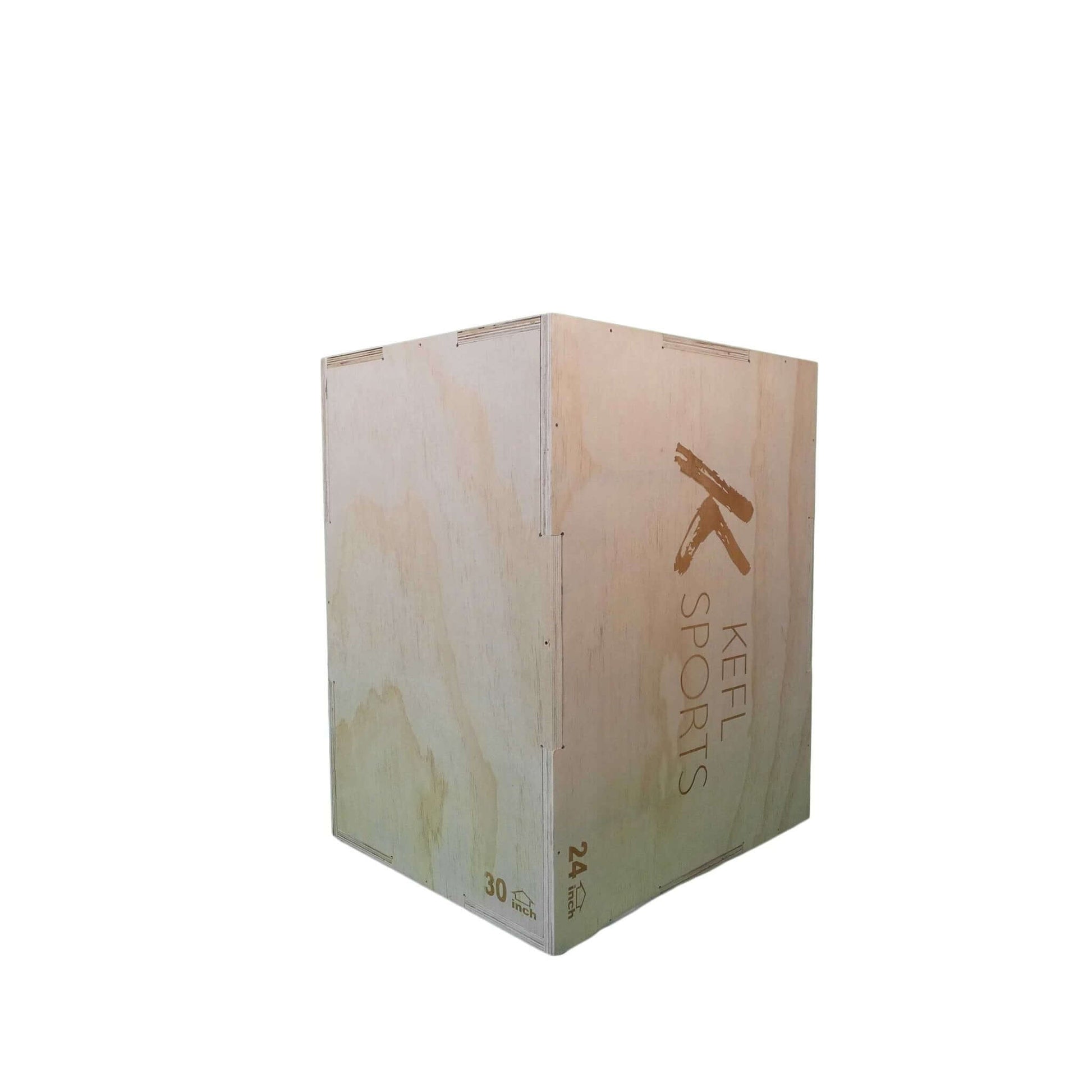 KEFL 3 in 1 Wooden Plyo Jump Box - 30" X 24" X 20"