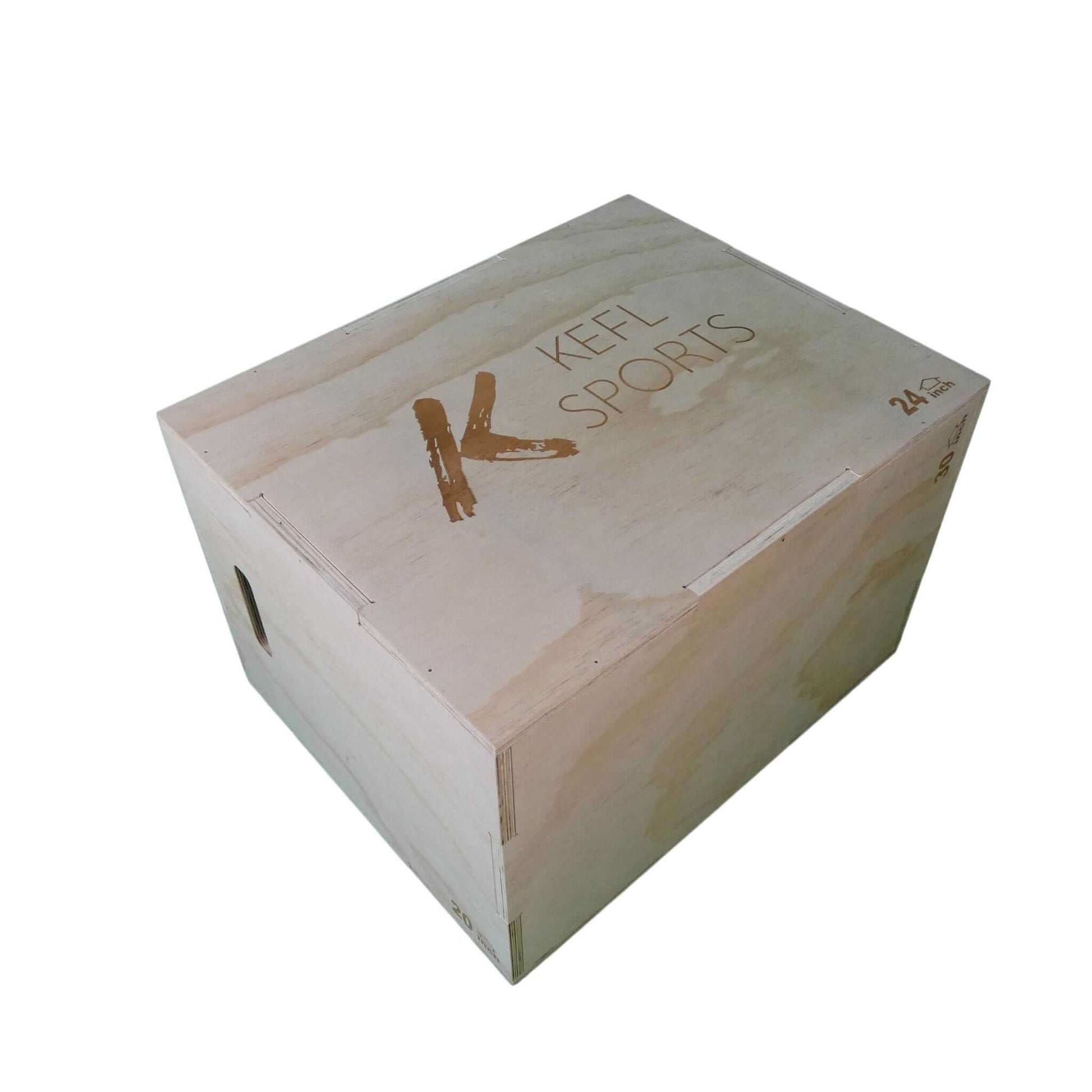KEFL 3 in 1 Wooden Plyo Jump Box - 30" X 24" X 20"