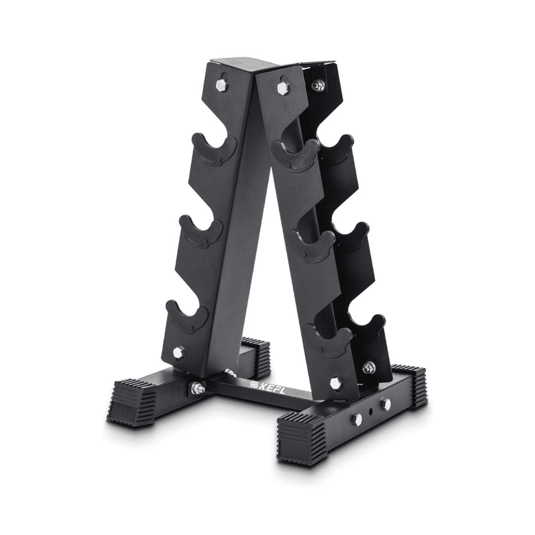 Pair Vertical Dumbbell Rack Compact Sturdy KEFL