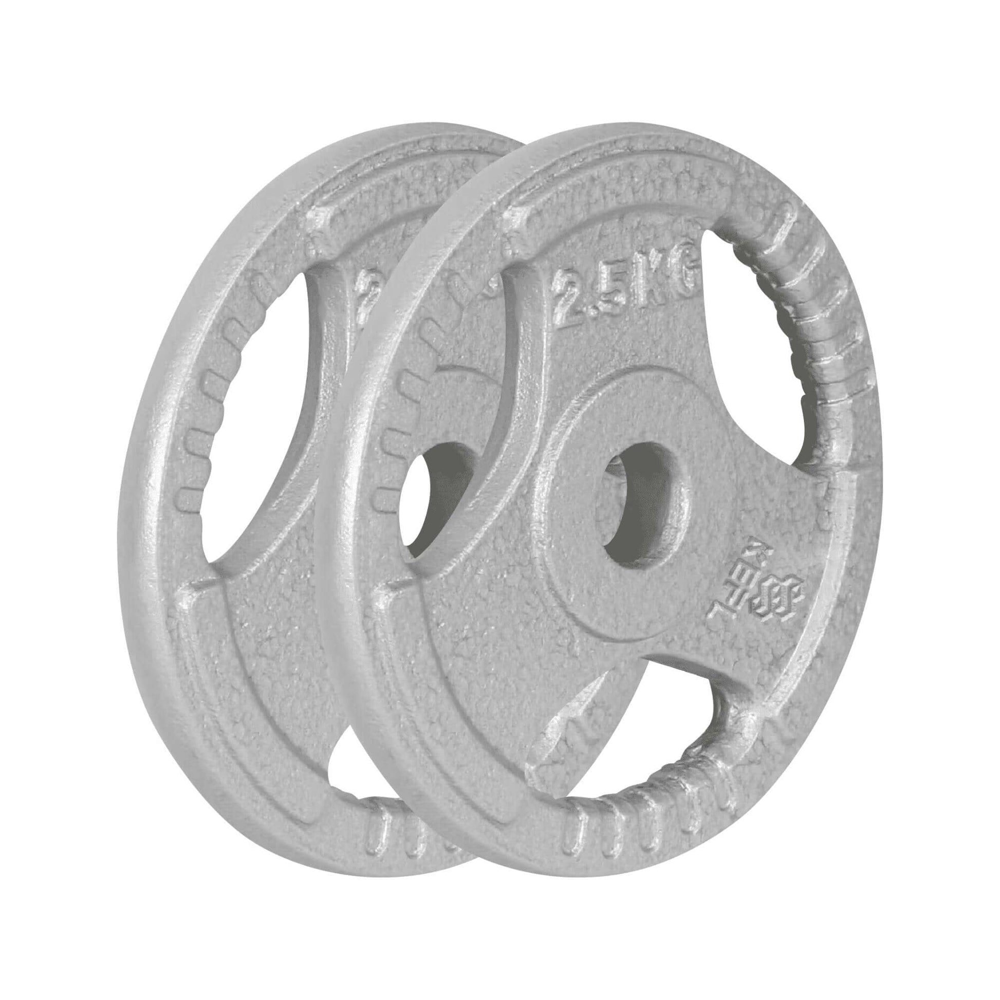 KEFL Cast Iron 1"Tri Grip Weight Plates