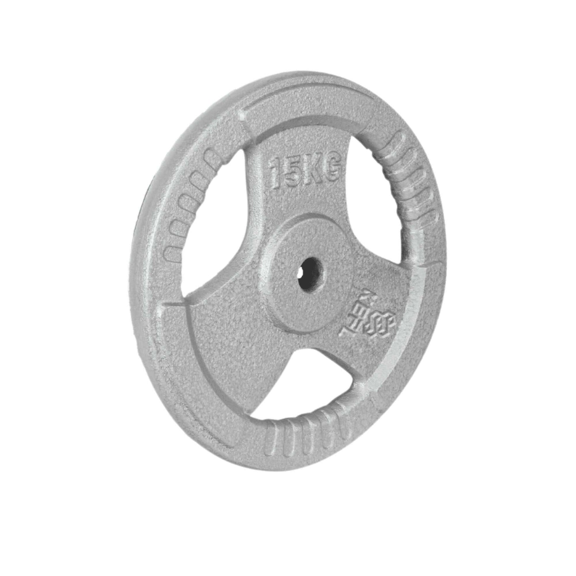 KEFL Cast Iron 1"Tri Grip Weight Plates