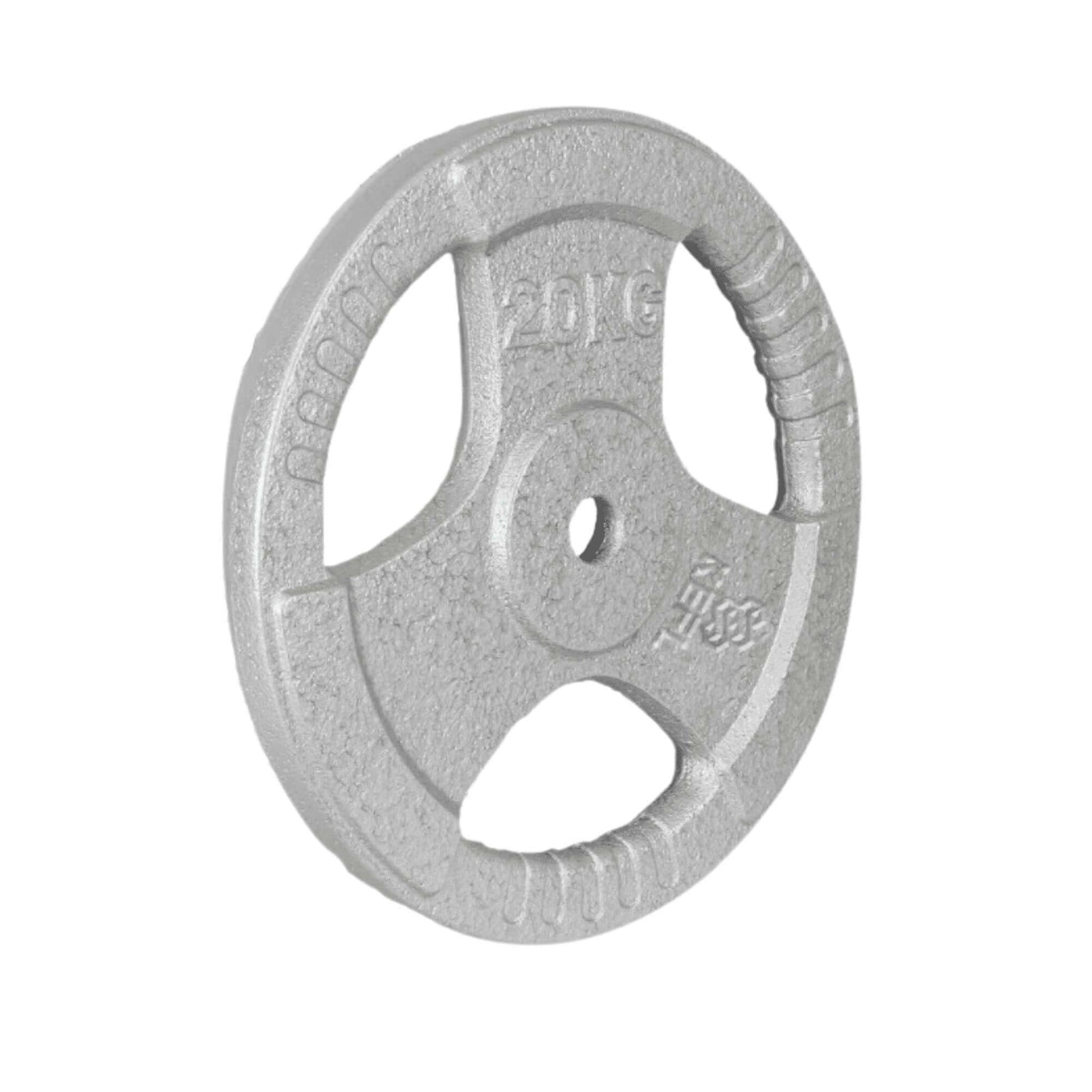 KEFL Cast Iron 1"Tri Grip Weight Plates