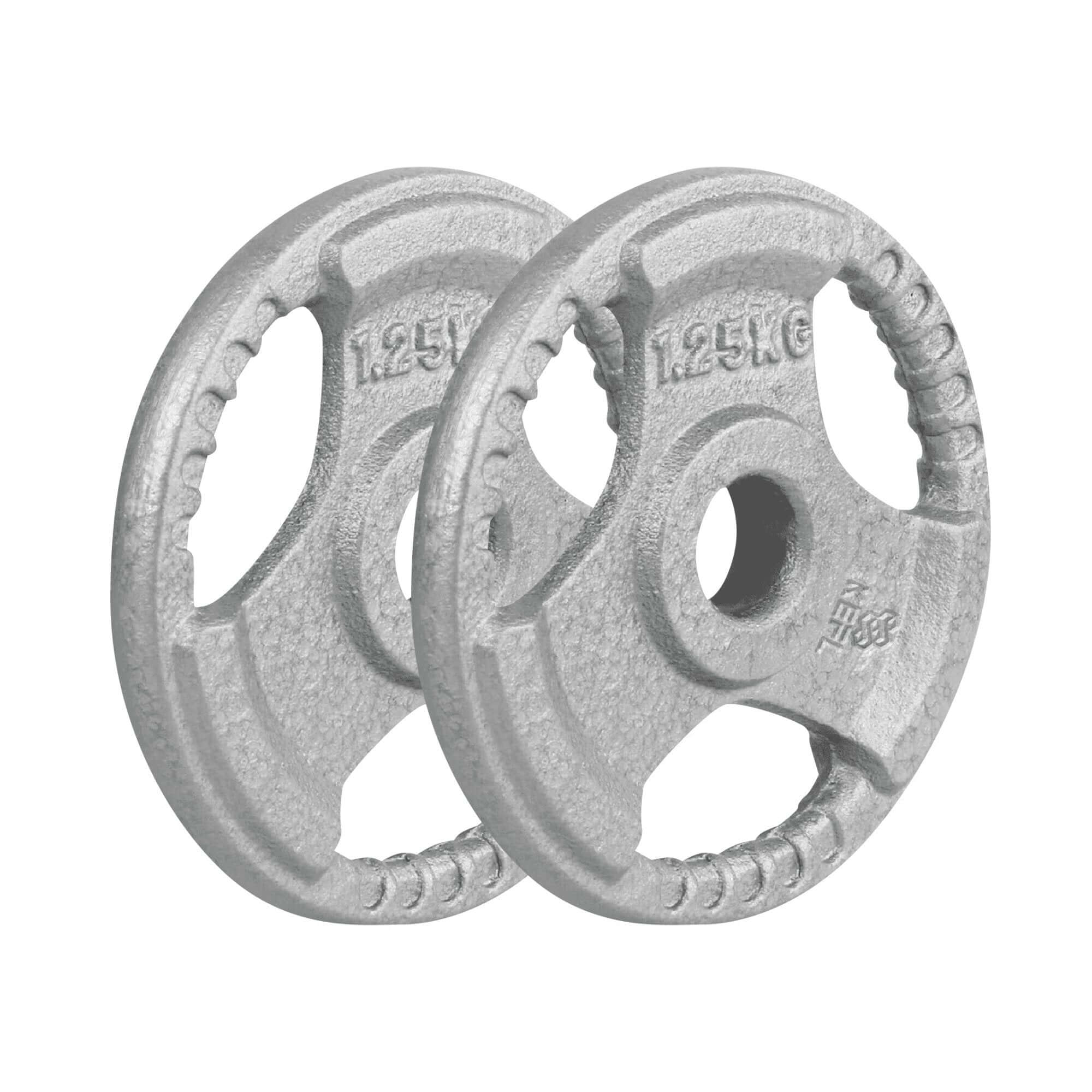 KEFL Cast Iron 1"Tri Grip Weight Plates - KEFLUK