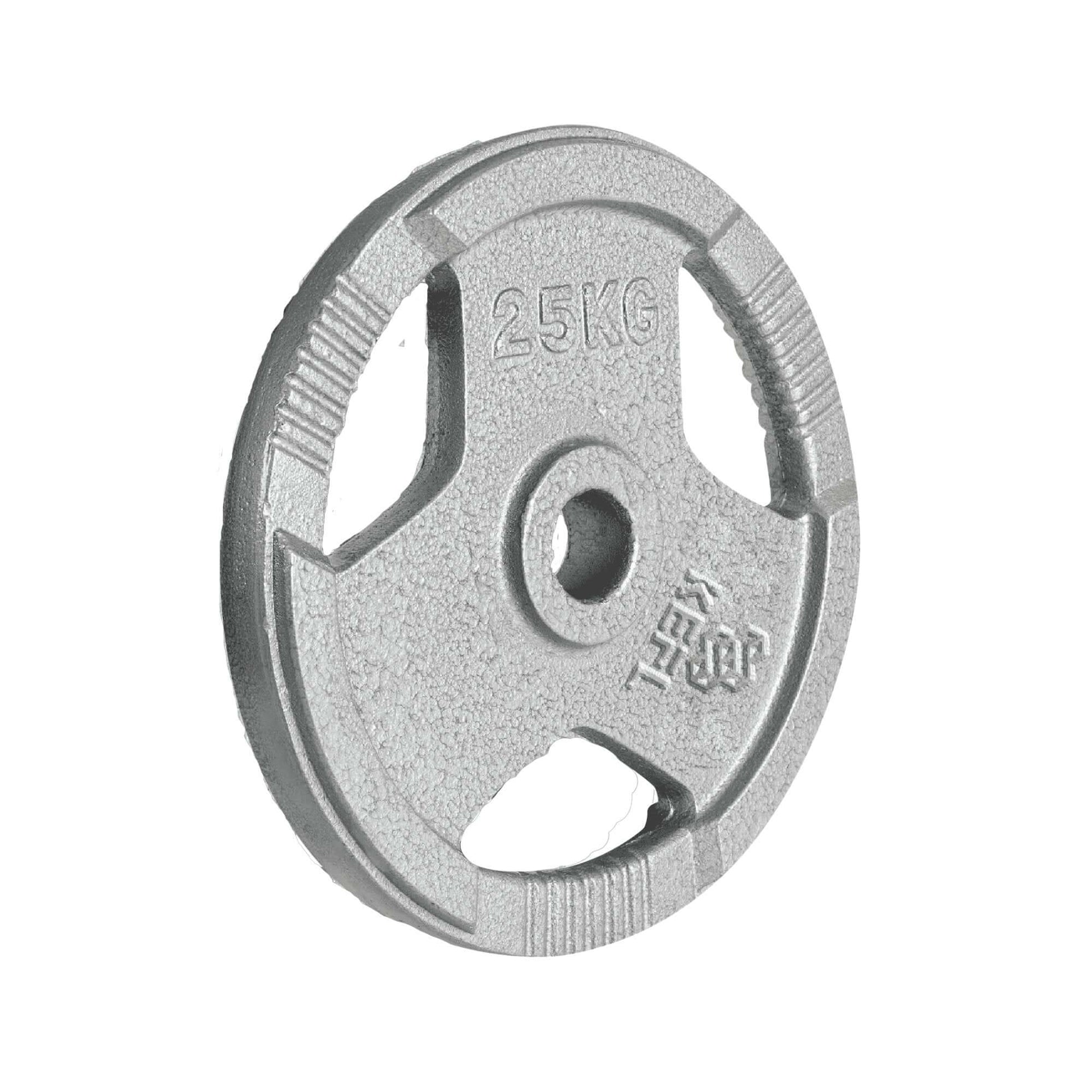 KEFL Cast Iron 2"Olympic Tri Grip Weight Plates