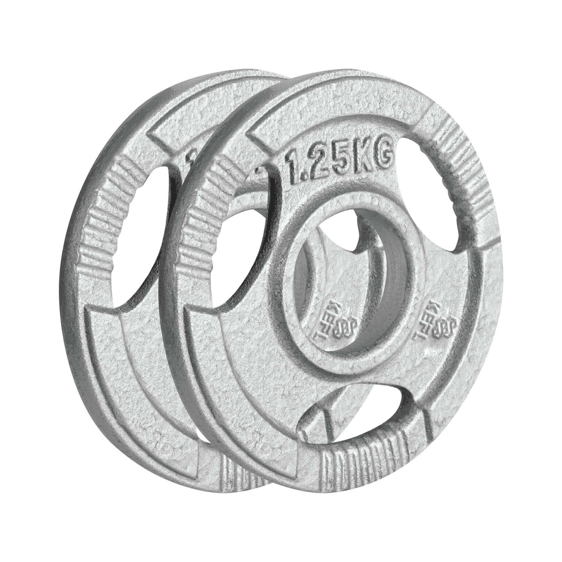 KEFL Cast Iron 2"Olympic Tri Grip Weight Plates