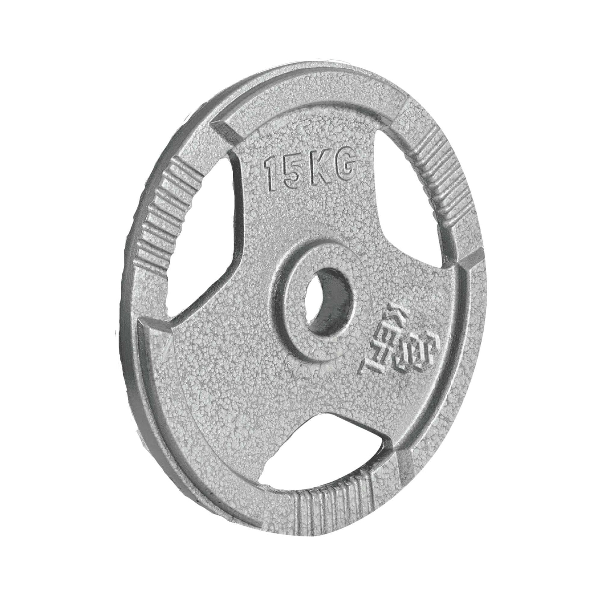 KEFL Cast Iron 2"Olympic Tri Grip Weight Plates