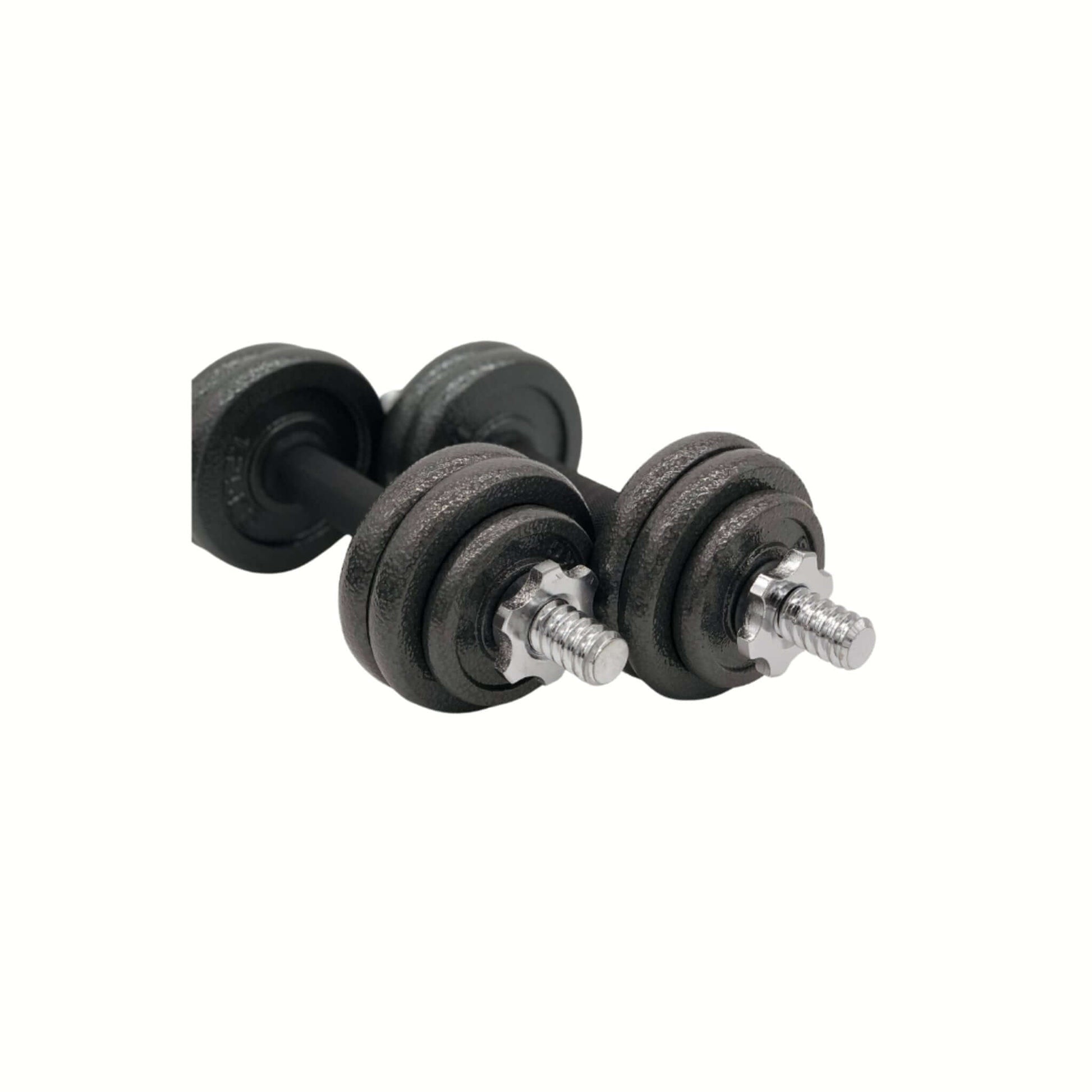 KEFL Cast Iron Adjustable Dumbbell Set 15kg - 20kg - 30kg - 50kg