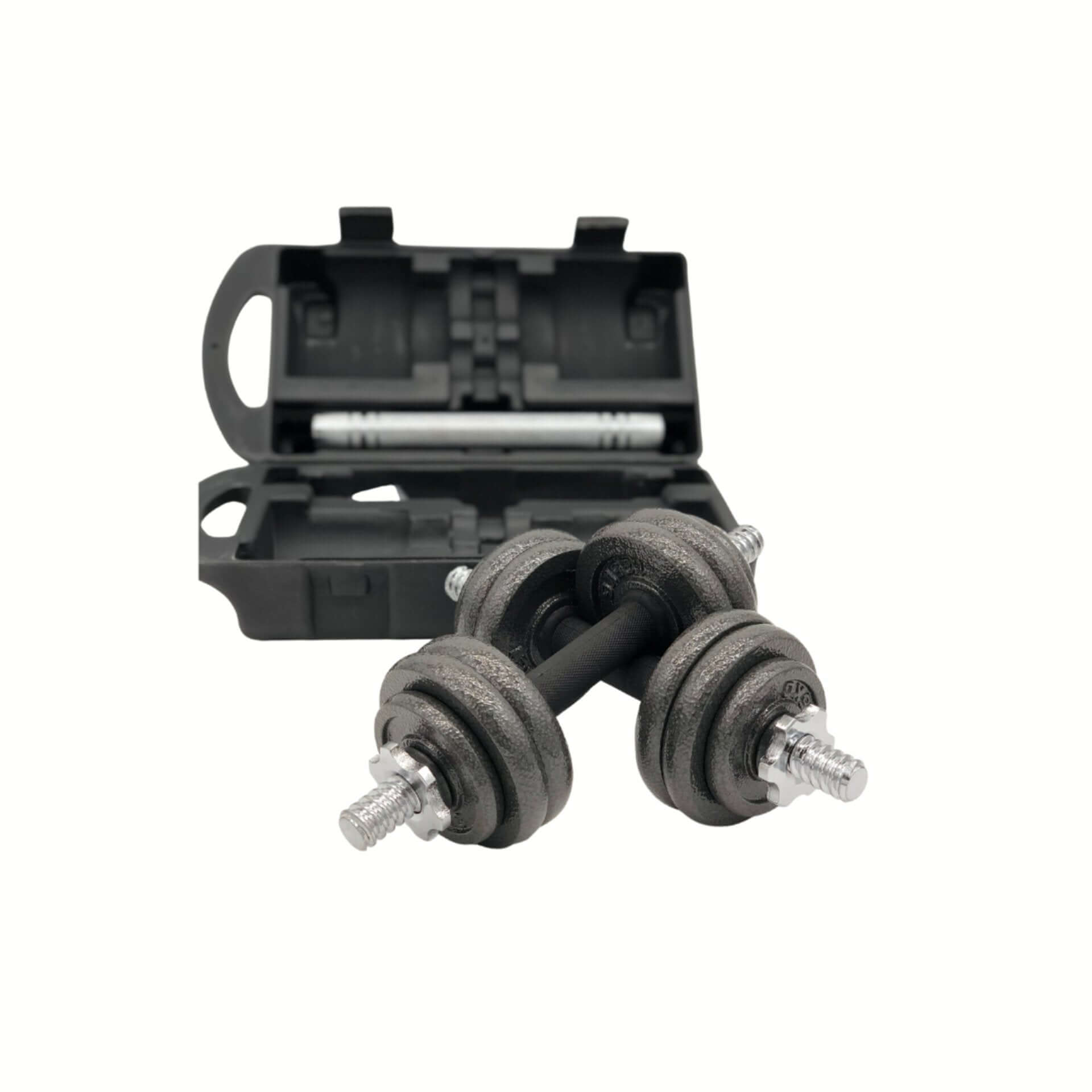 KEFL Cast Iron Adjustable Dumbbell Set 15kg - 20kg - 30kg - 50kg