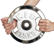 KEFL Cast Iron Chrome Weight Plate