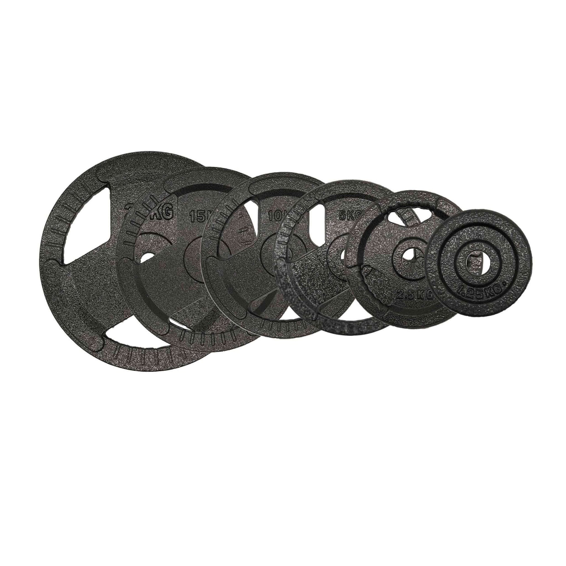 KEFL Cast Iron Tri Grip Weight Plates