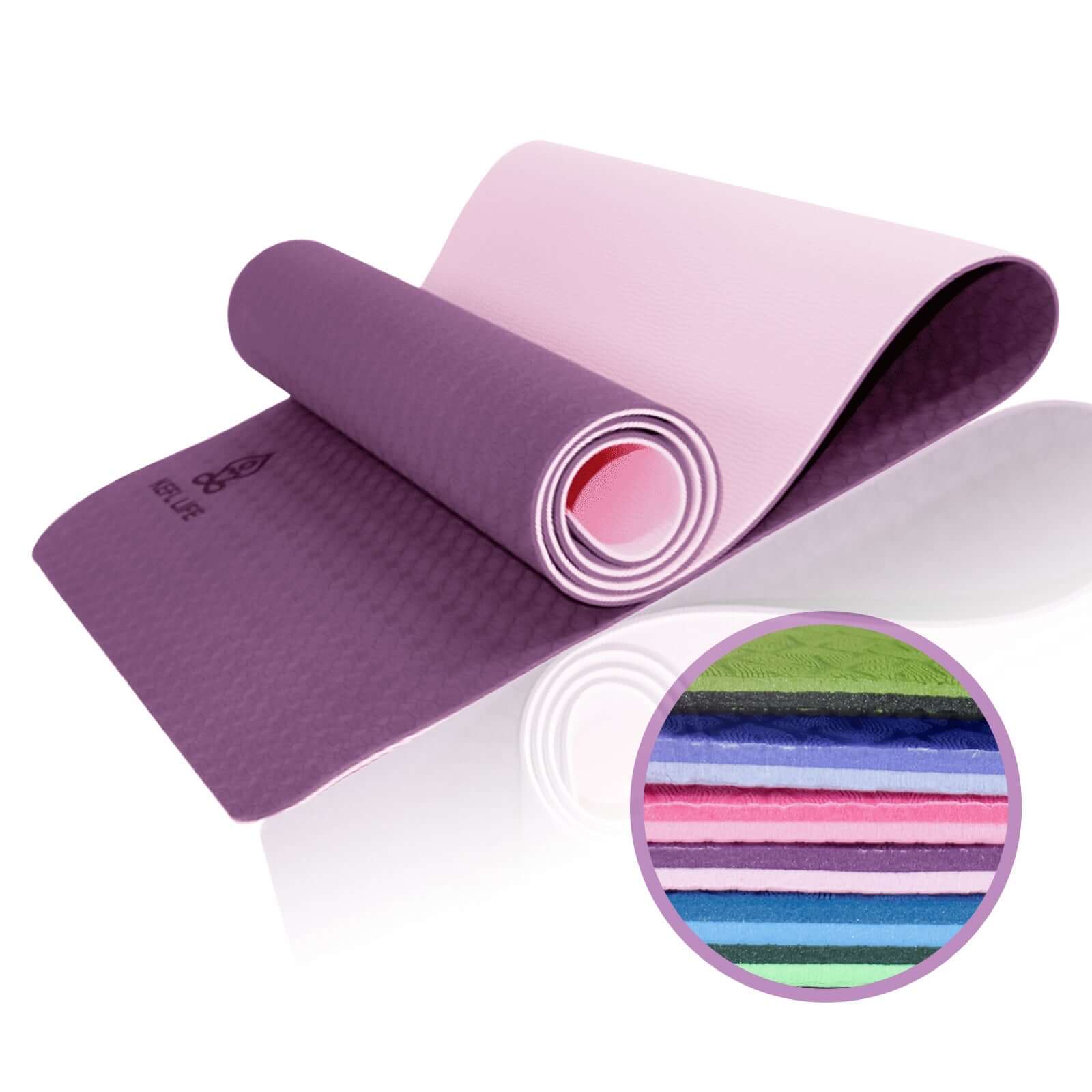 KEFL Core Double Colour Yoga Mats